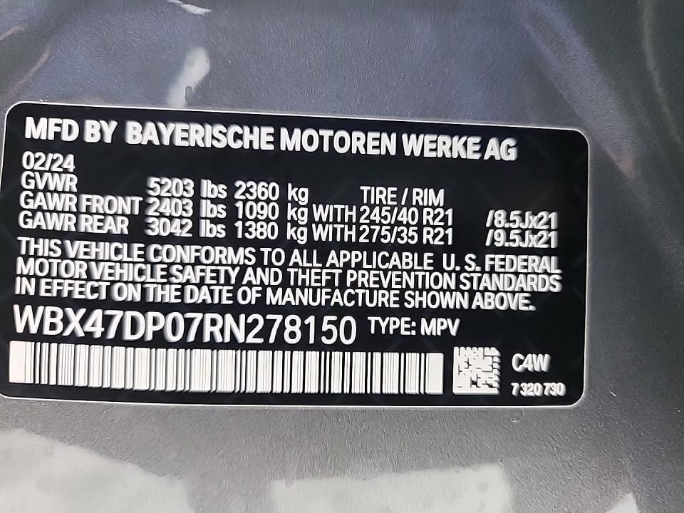 2024 BMW X3 sDrive30i RWD