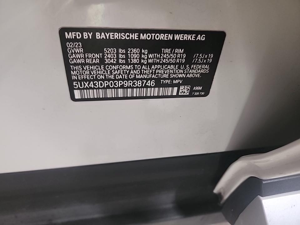 2023 BMW X3 sDrive30i RWD