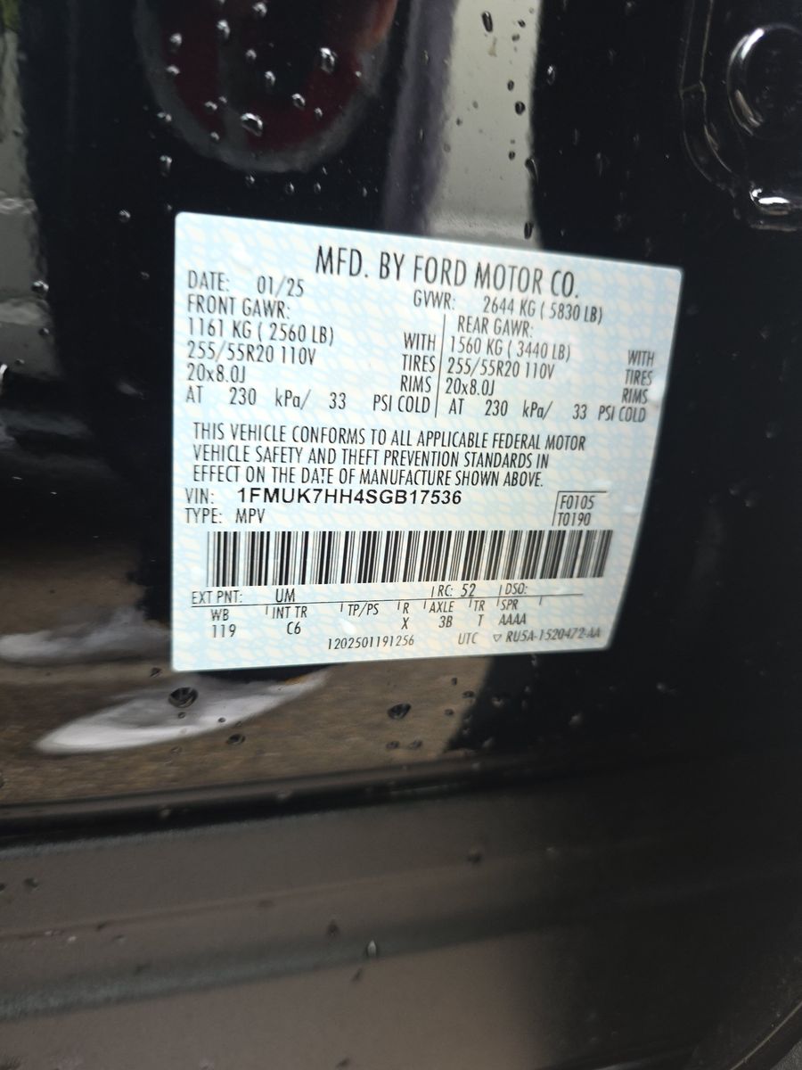 2025 Ford Explorer Platinum RWD