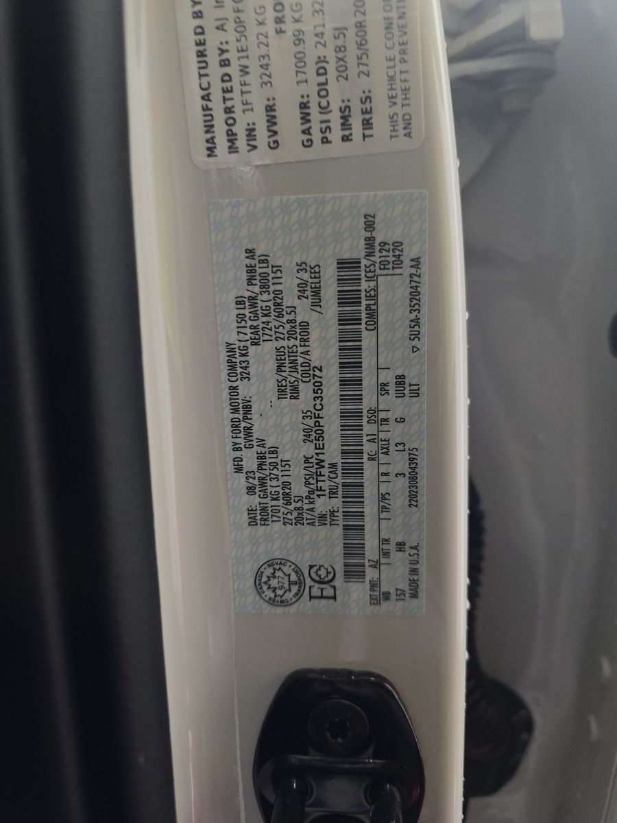 2023 Ford F-150 Lariat AWD