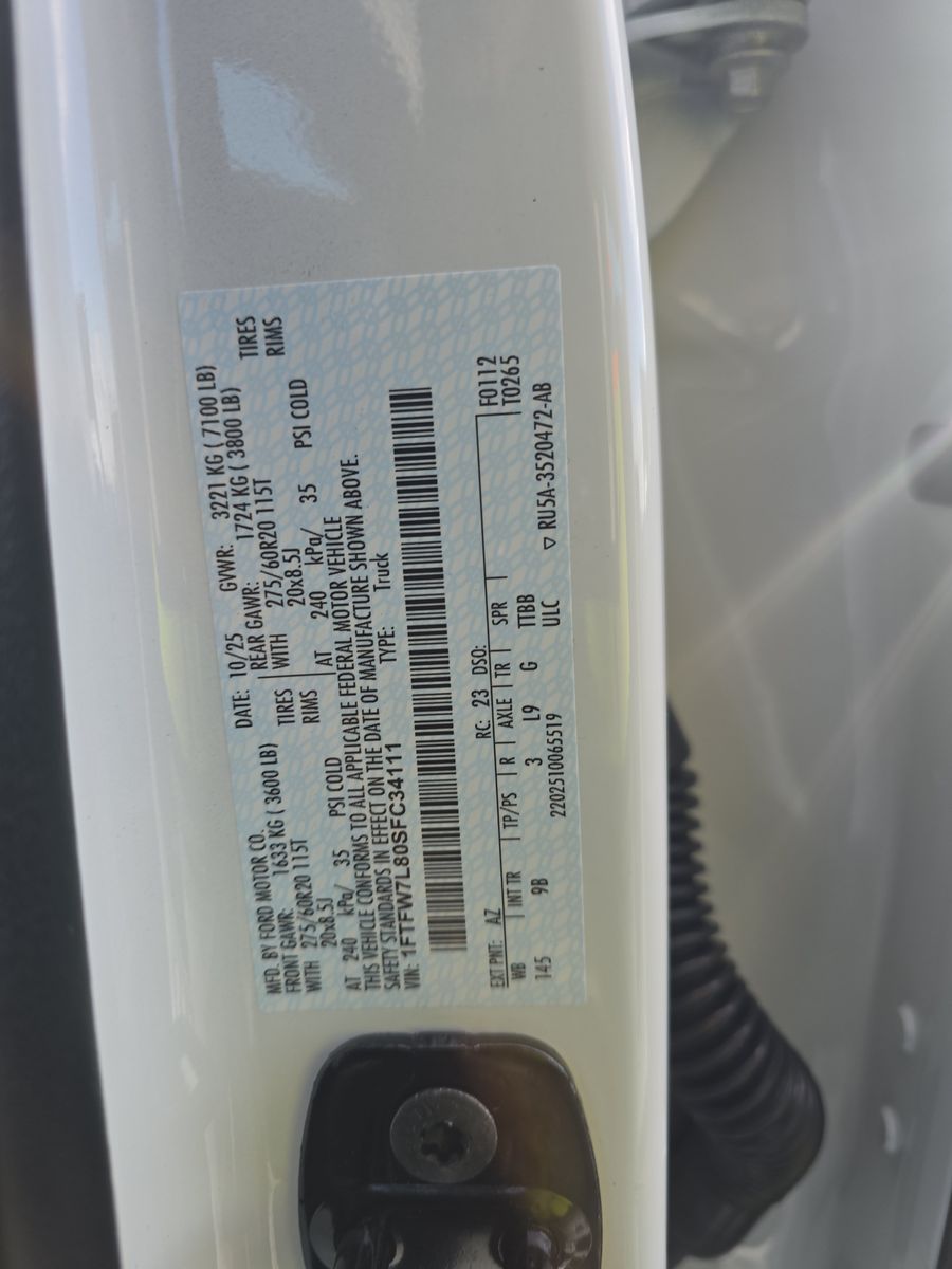 2025 Ford F-150 Platinum AWD