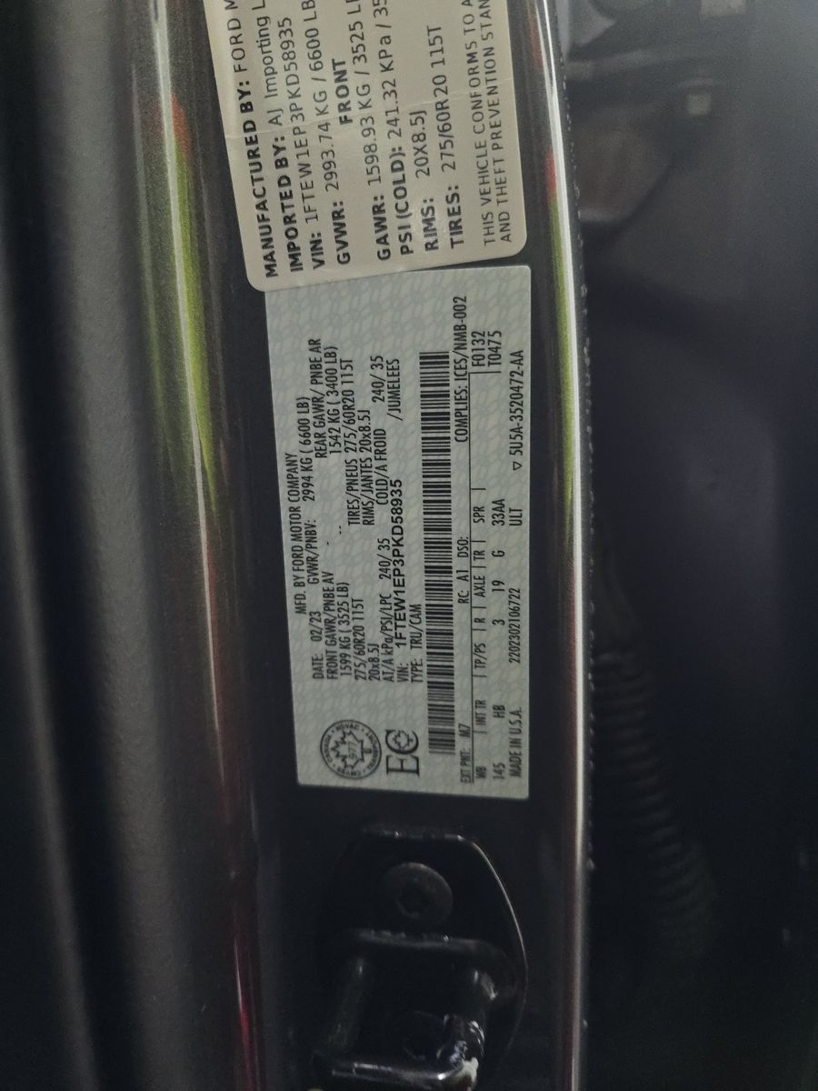 2023 Ford F-150 Lariat AWD