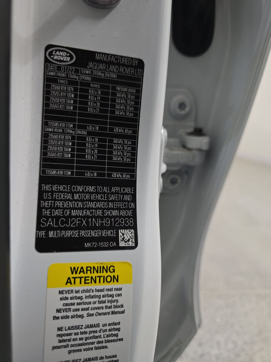 2022 Land Rover Discovery Sport S AWD