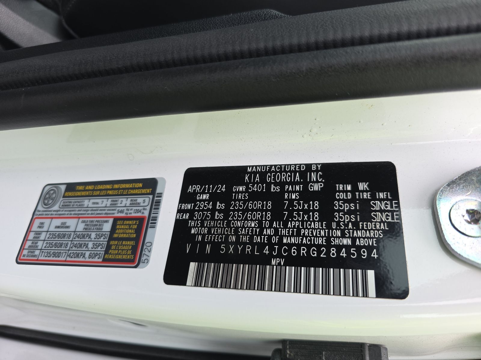 2024 Kia Sorento S FWD