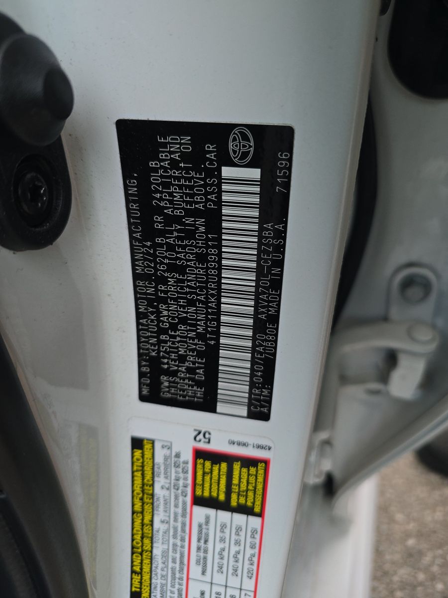 2024 Toyota Camry SE FWD