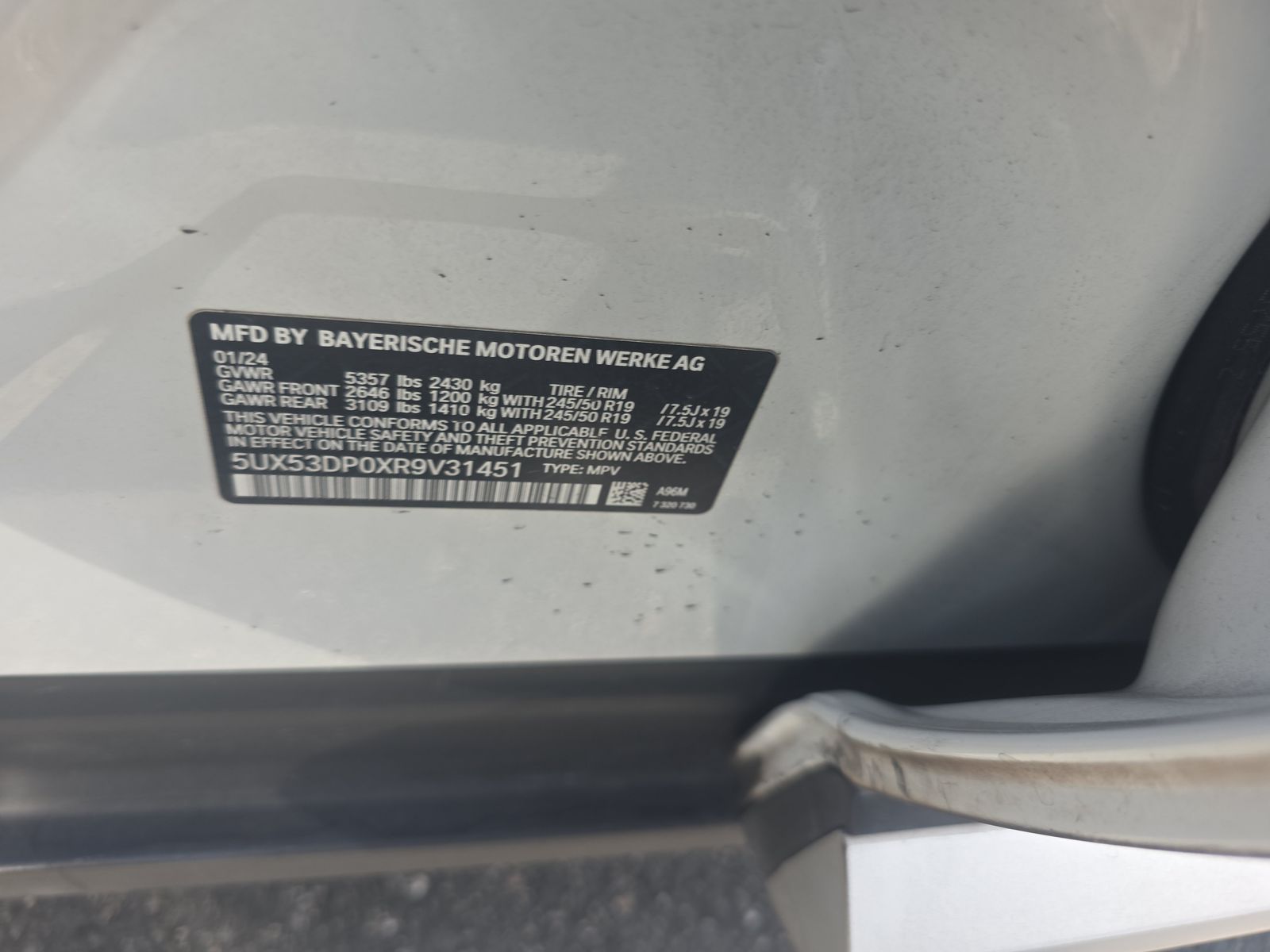 2024 BMW X3 xDrive30i AWD