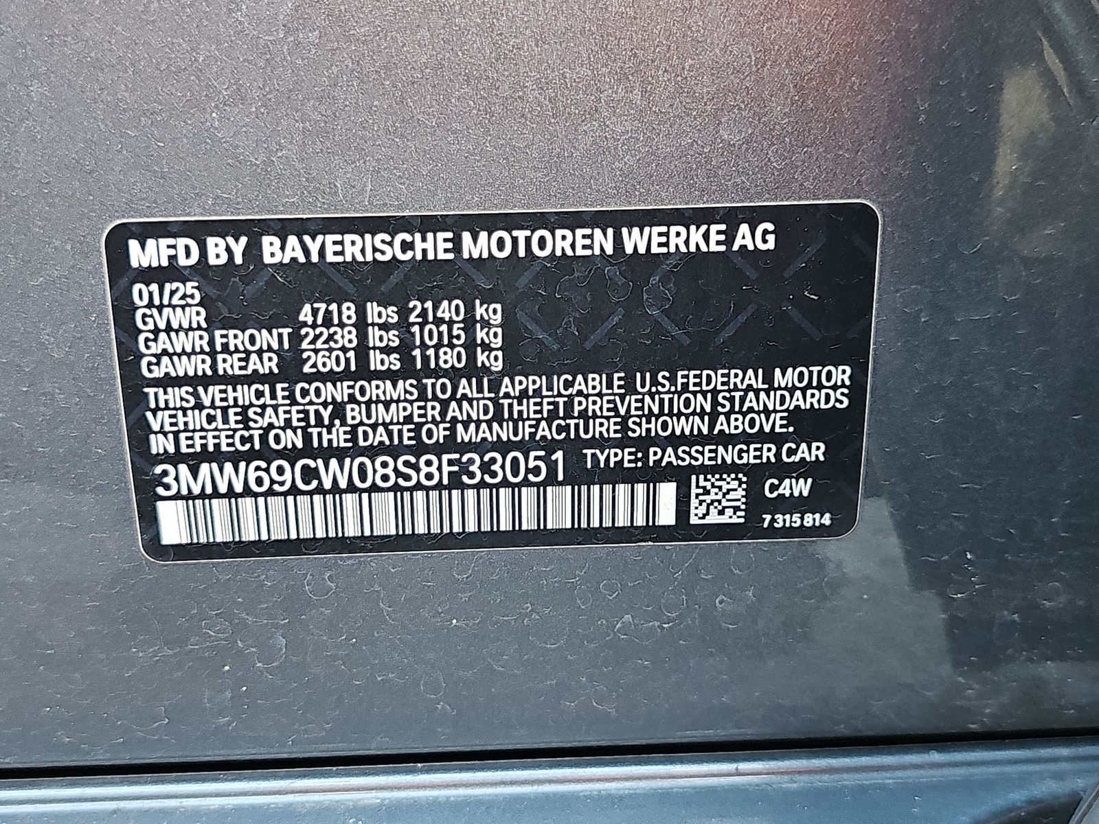 2025 BMW 3 Series 330i RWD