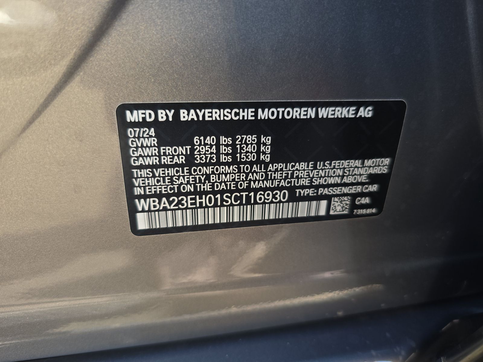 2025 BMW 7 Series 740i RWD