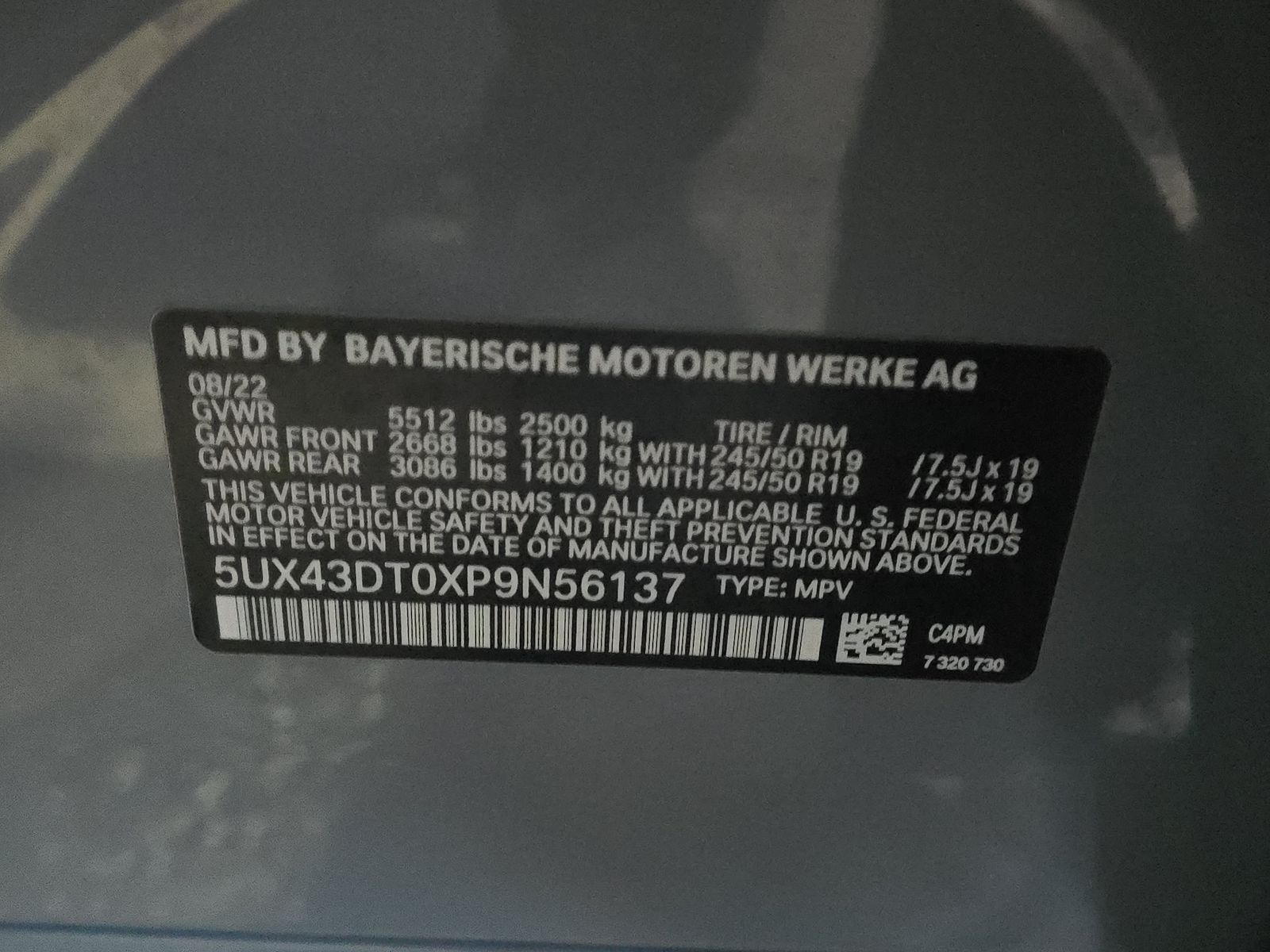 2023 BMW X4 M40i AWD