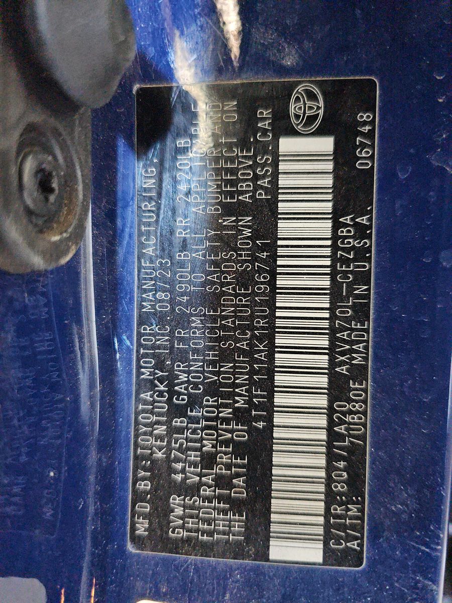 2024 Toyota Camry XLE FWD