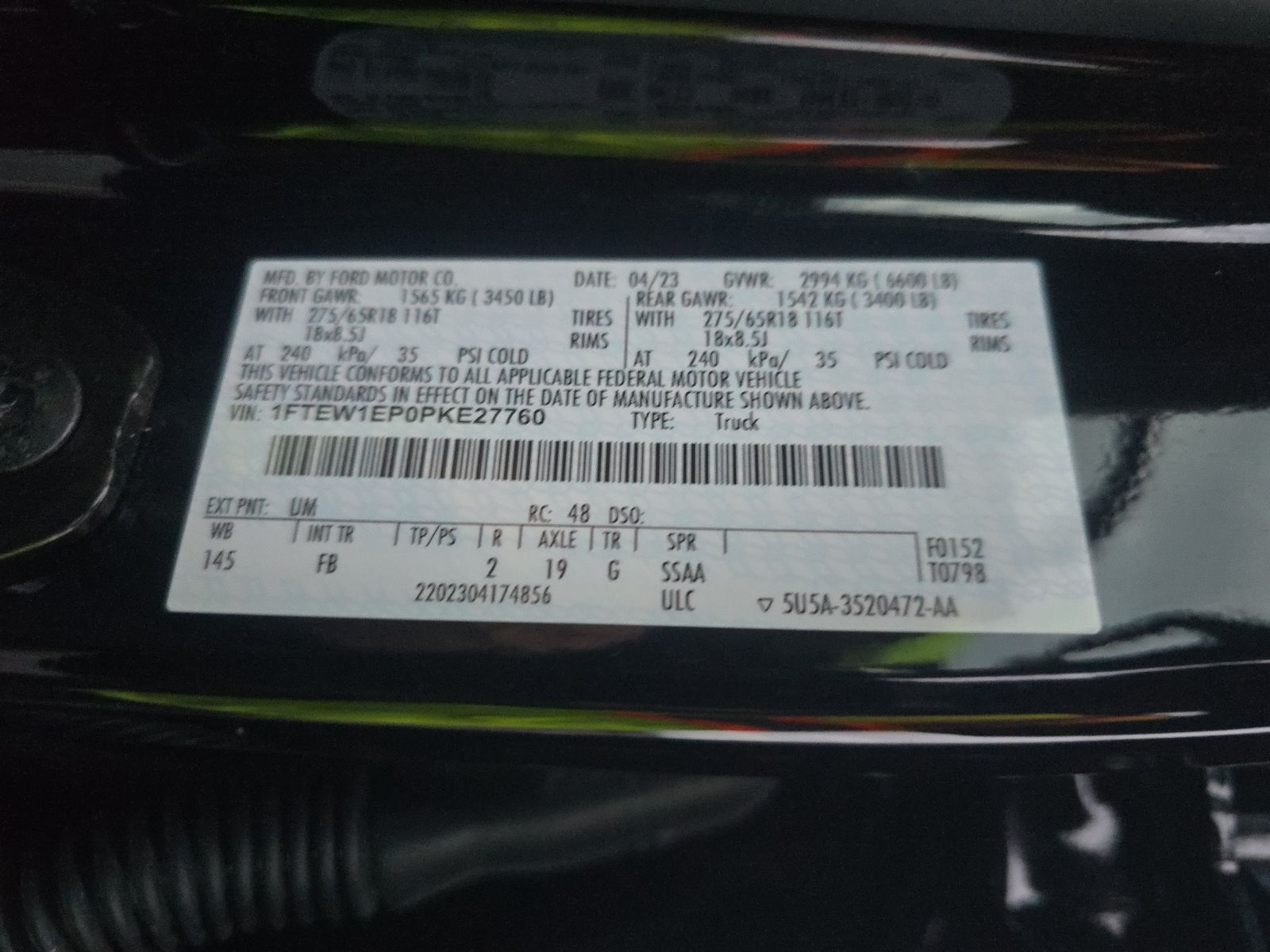 2023 Ford F-150 XLT AWD