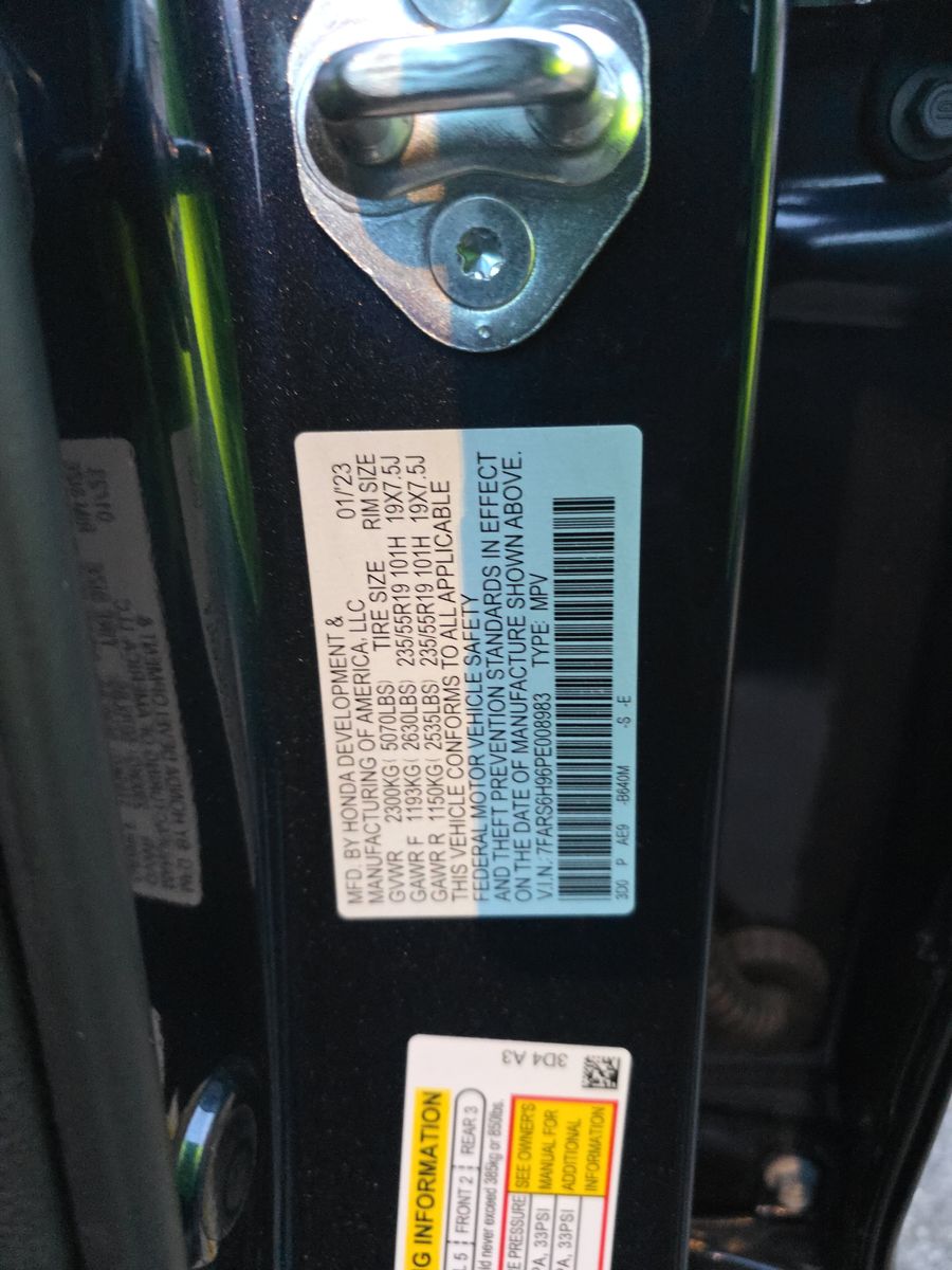 2023 Honda CR-V Hybrid Sport Touring AWD