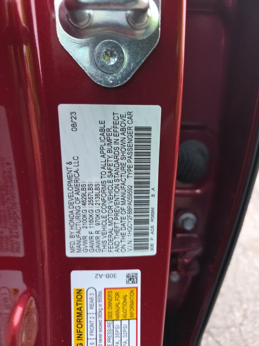 2023 Honda Accord Hybrid Touring FWD