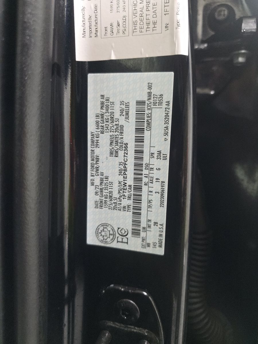 2023 Ford F-150 Lariat AWD