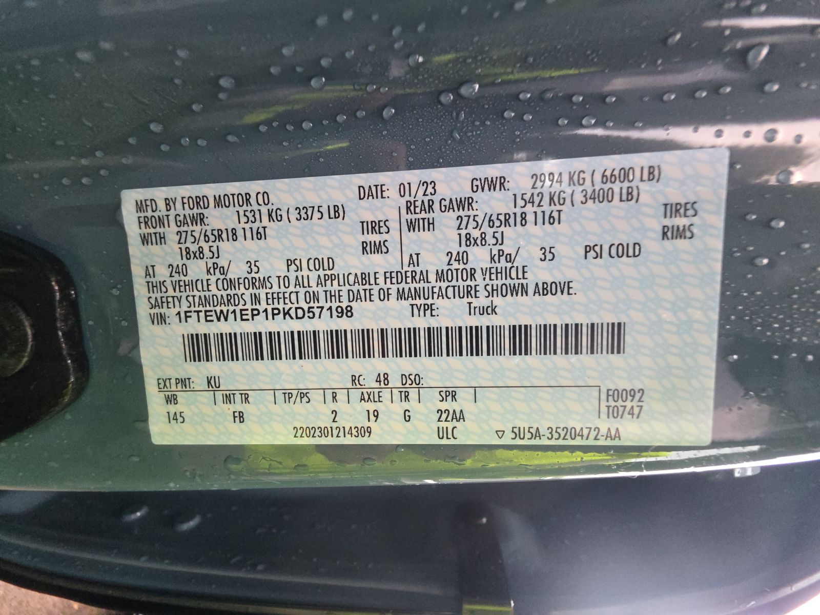 2023 Ford F-150 XLT AWD