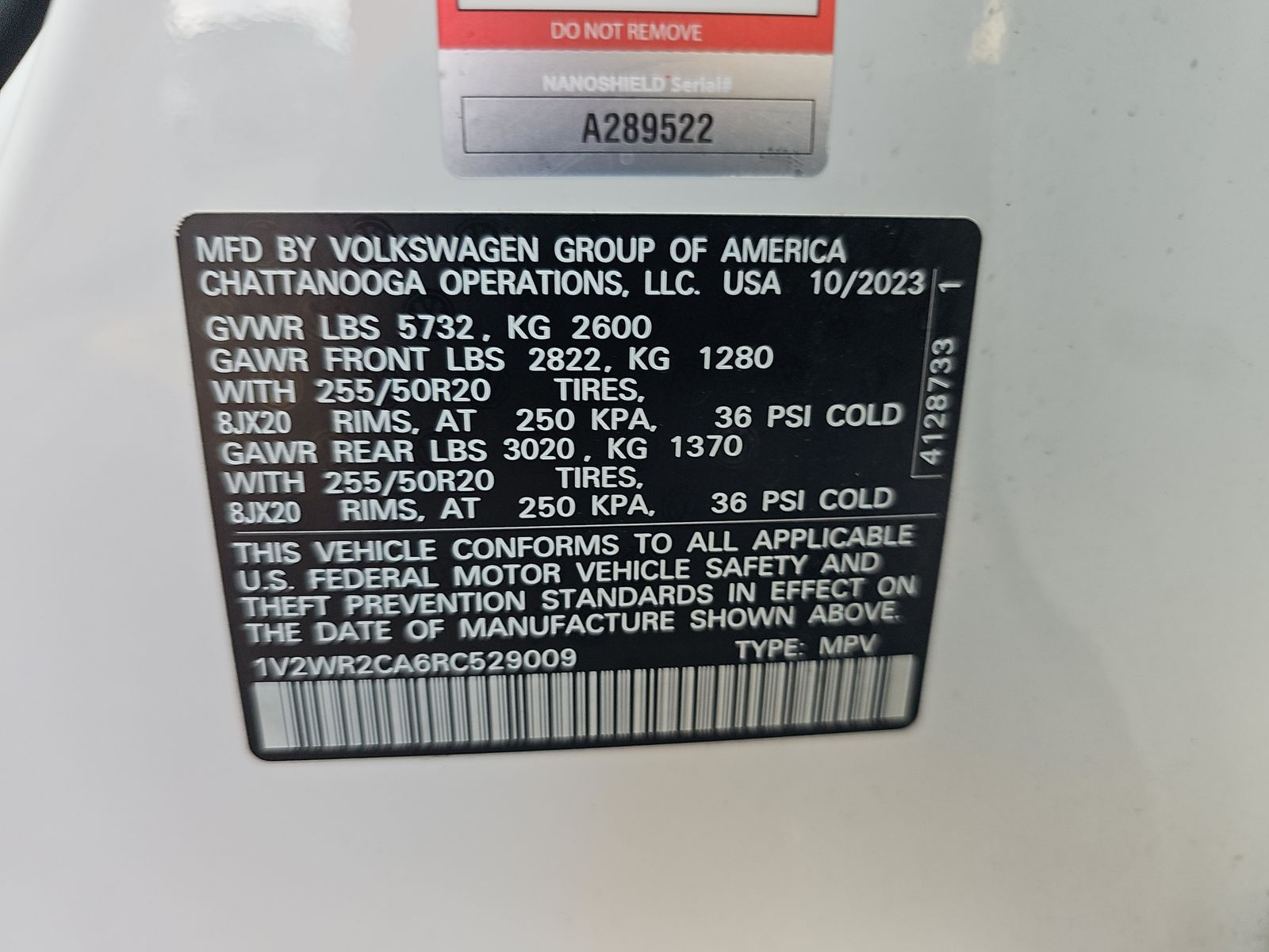 2024 Volkswagen Atlas 2.0T SE FWD
