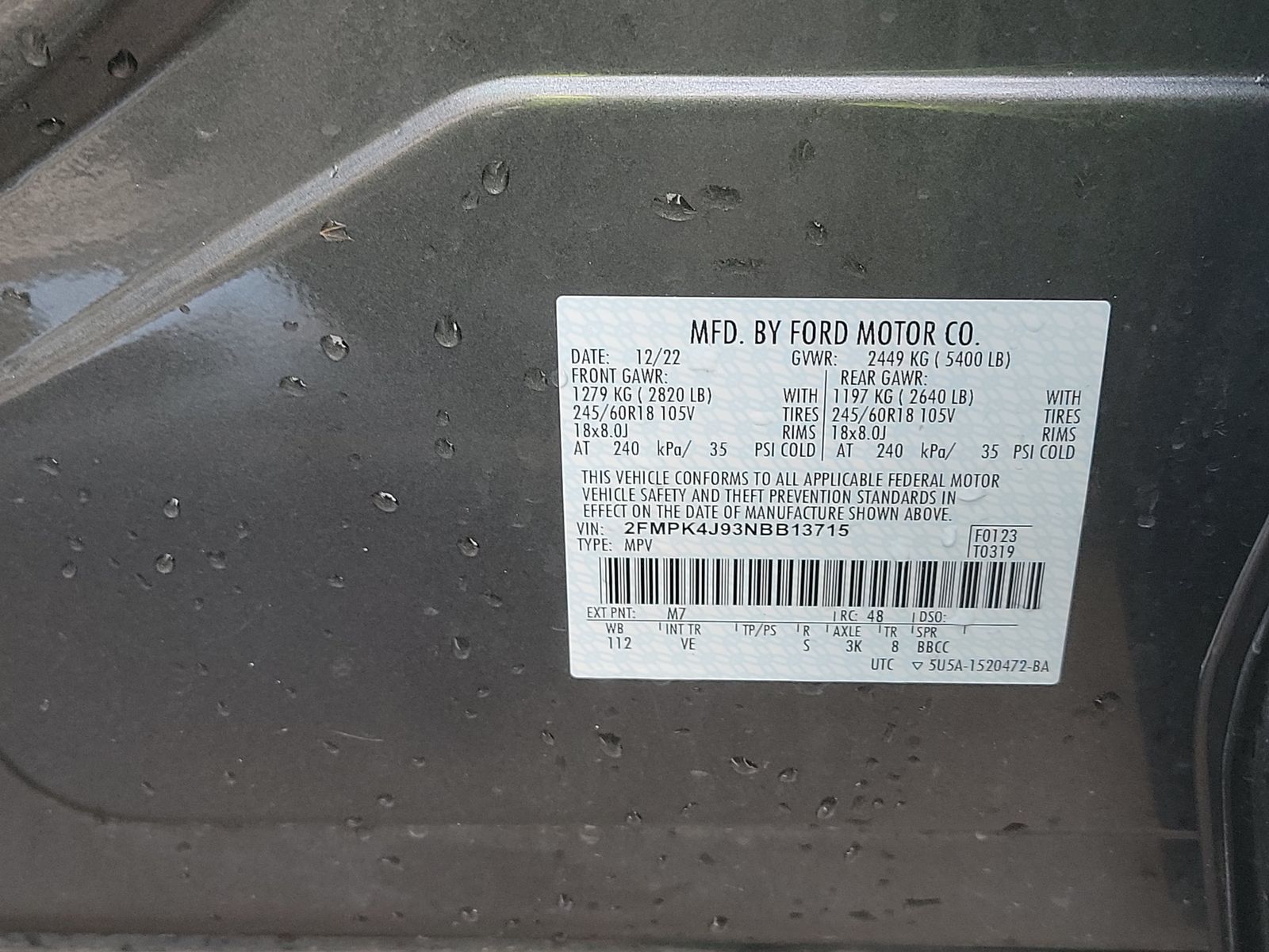 2022 Ford Edge SEL AWD