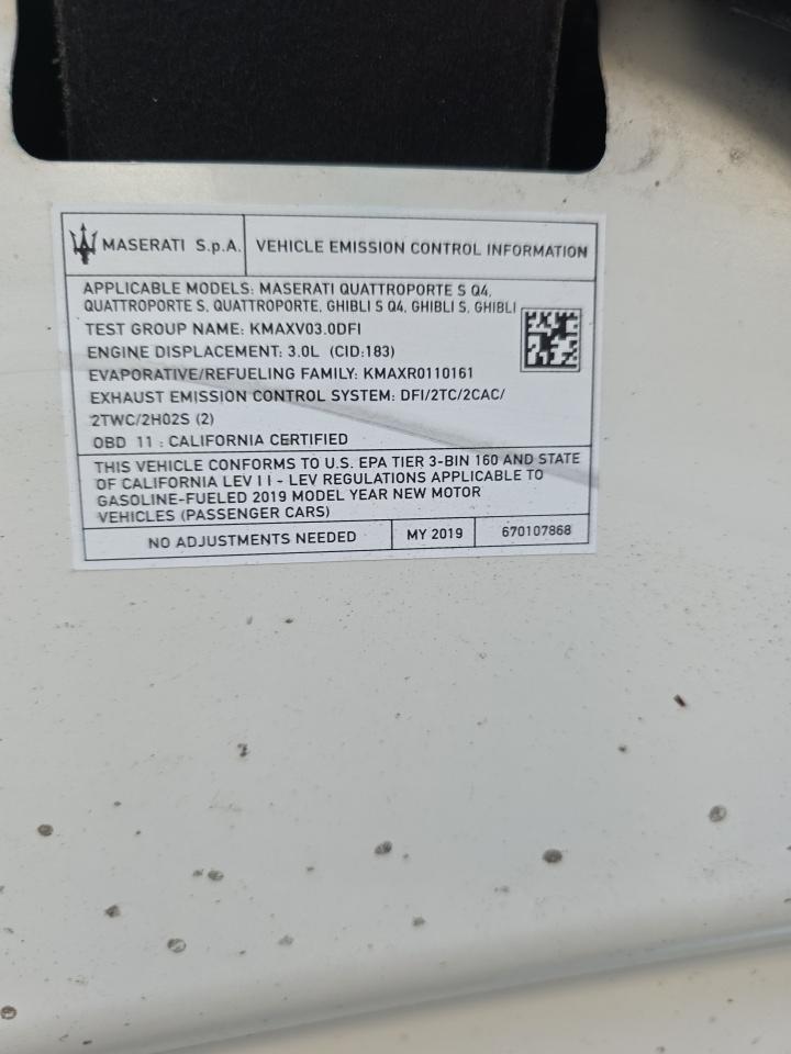 2019 Maserati Ghibli S Q4 GranLusso AWD