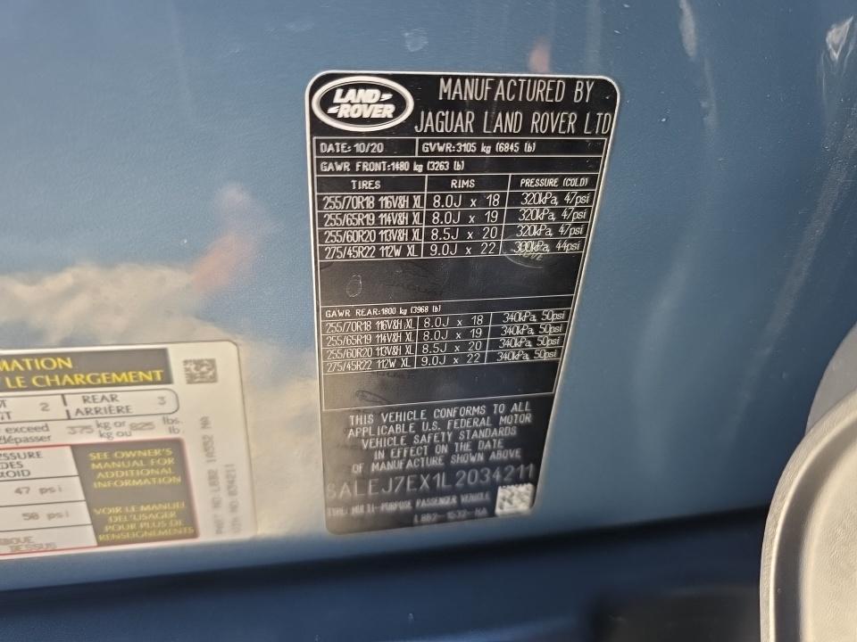 2020 Land Rover Defender 110 S AWD