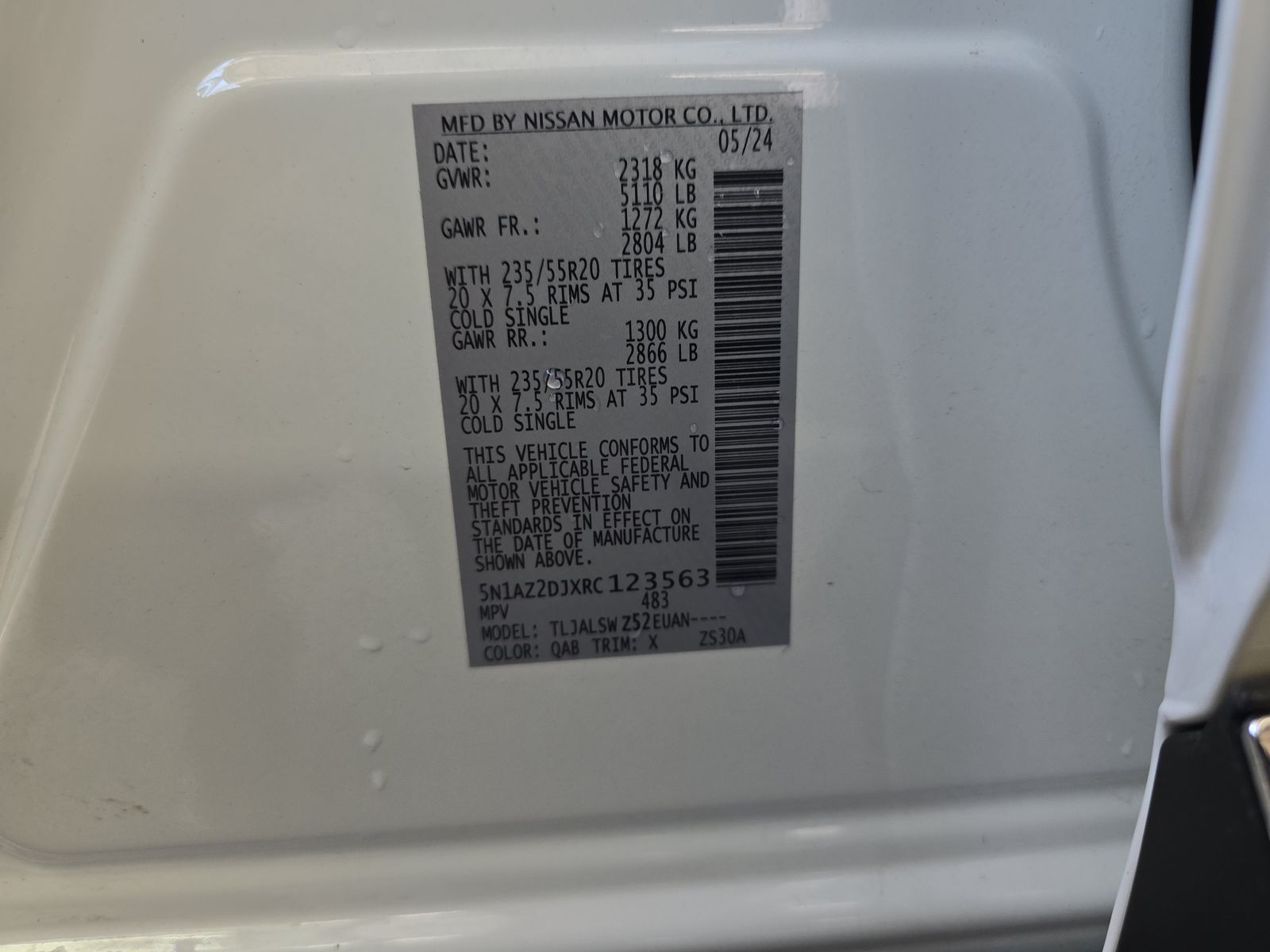 2024 Nissan Murano Platinum FWD