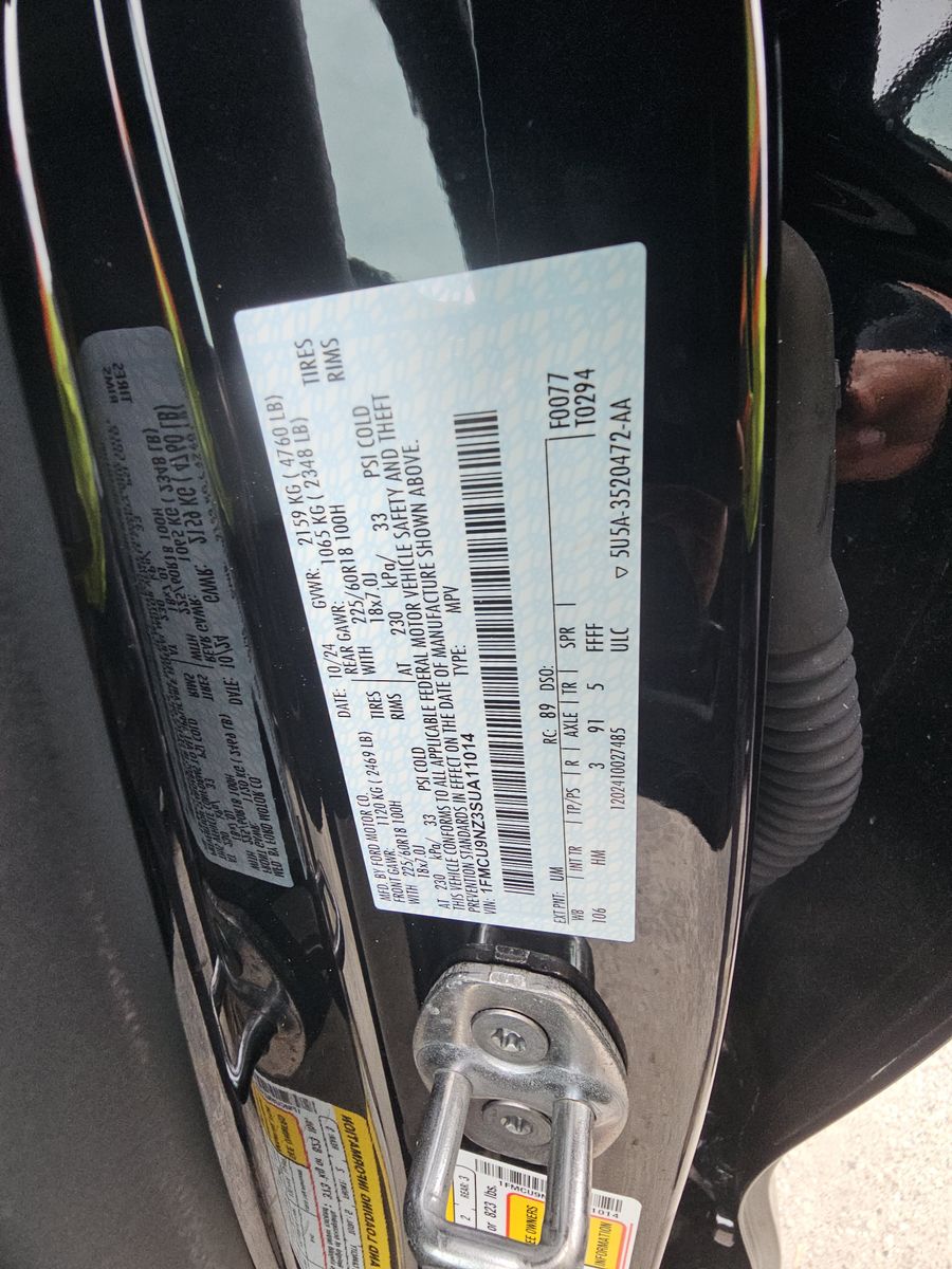 2025 Ford Escape Hybrid ST-Line Elite AWD