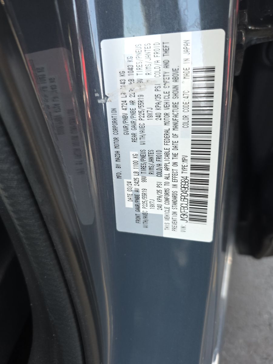 2024 MAZDA CX-5 2.5 S Carbon Edition AWD