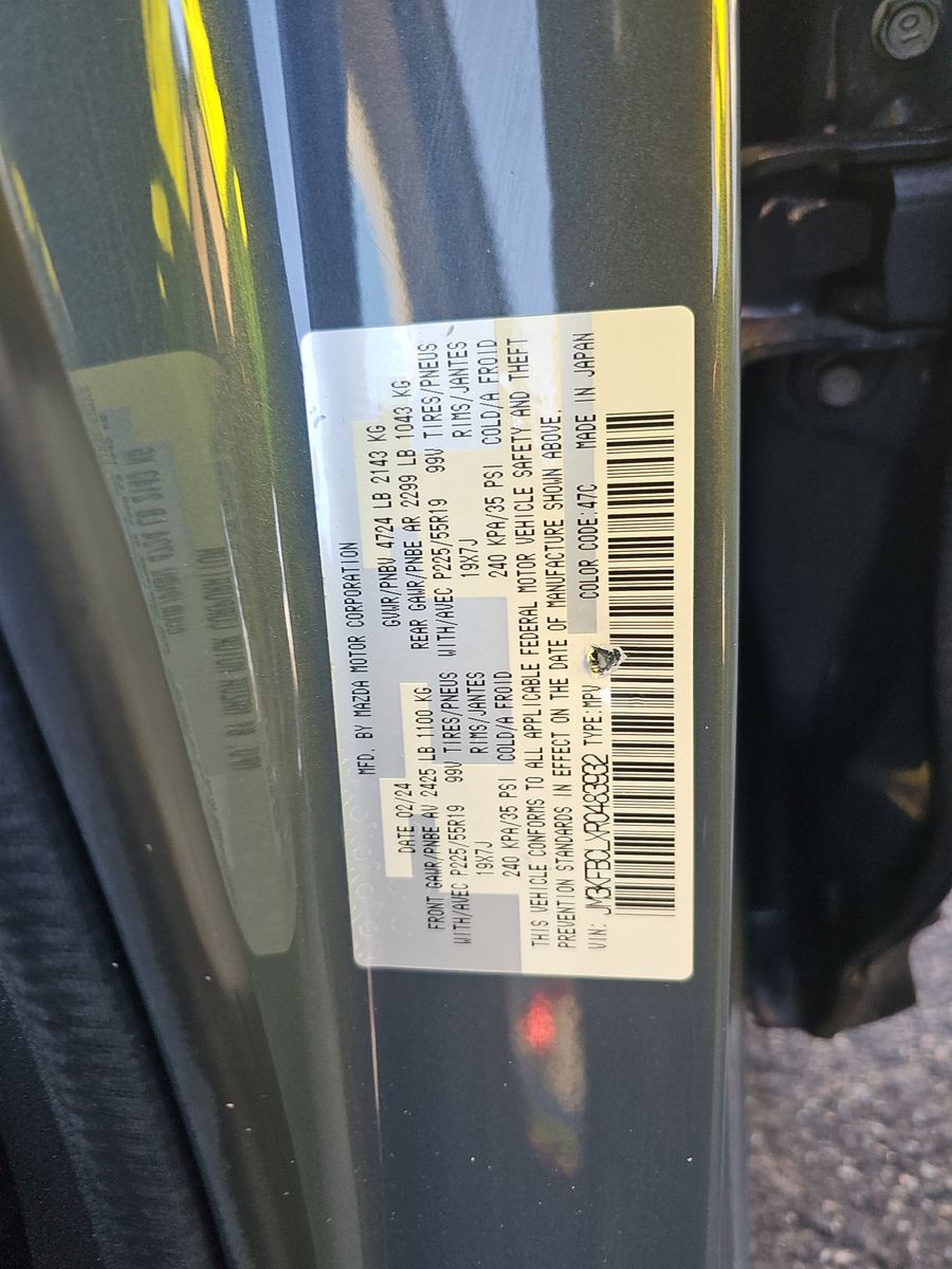 2024 MAZDA CX-5 2.5 S Carbon Edition AWD