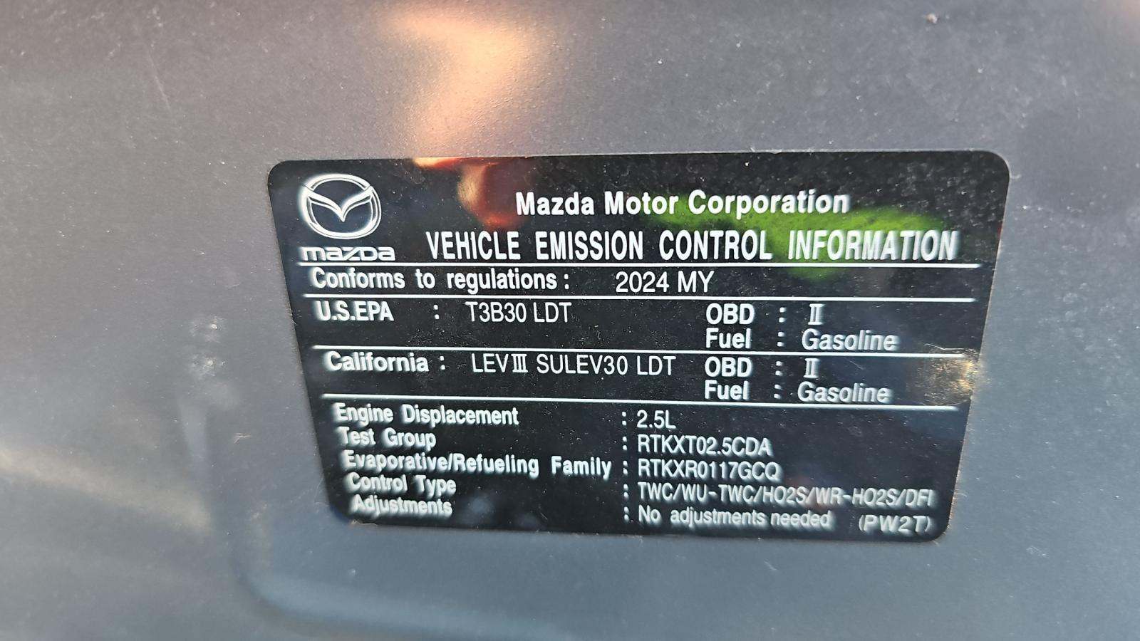 2024 MAZDA CX-5 2.5 S Carbon Edition AWD