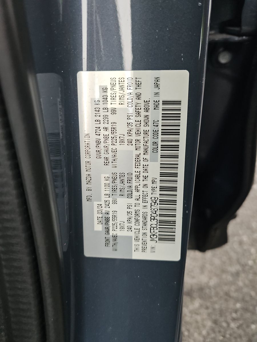 2024 MAZDA CX-5 2.5 S Carbon Edition AWD