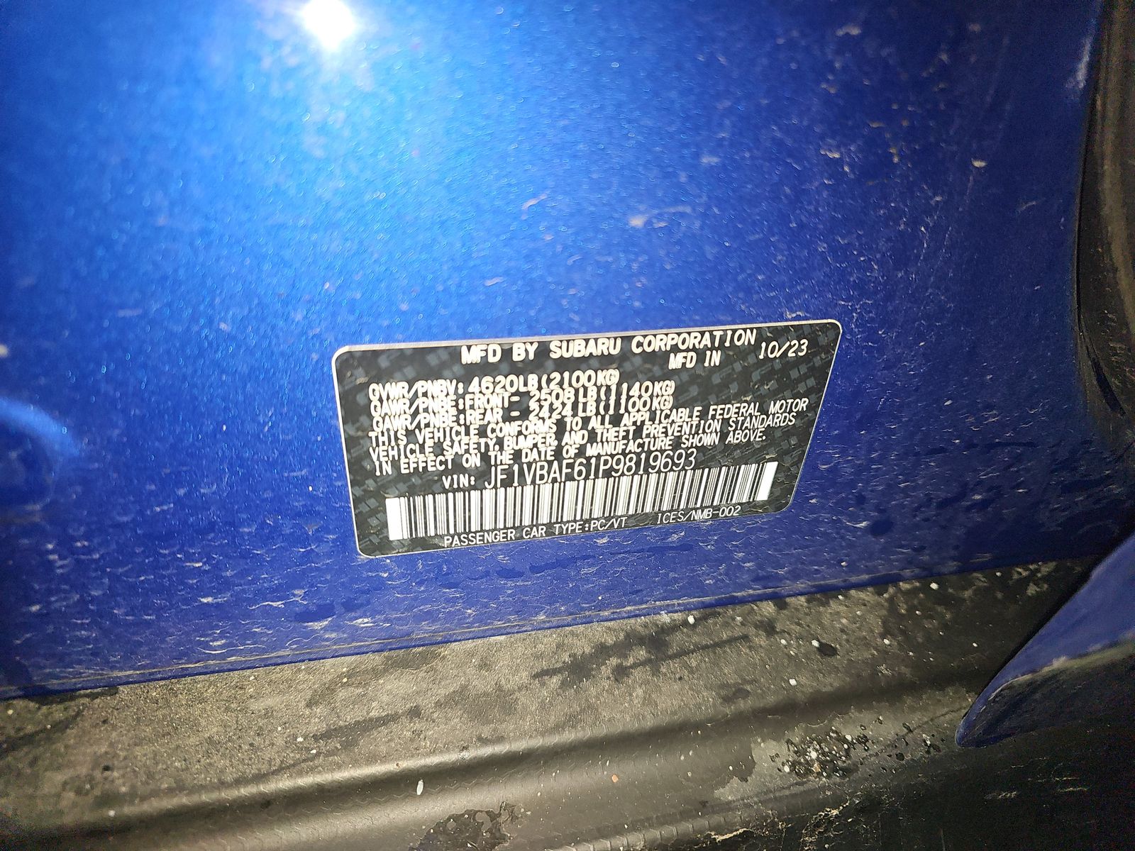 2023 Subaru WRX Premium AWD