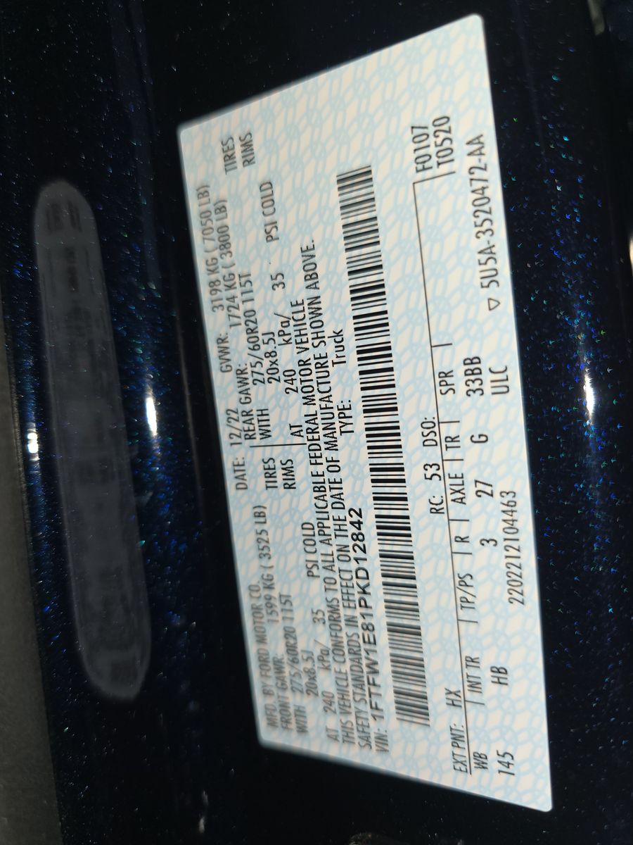 2023 Ford F-150 Lariat AWD