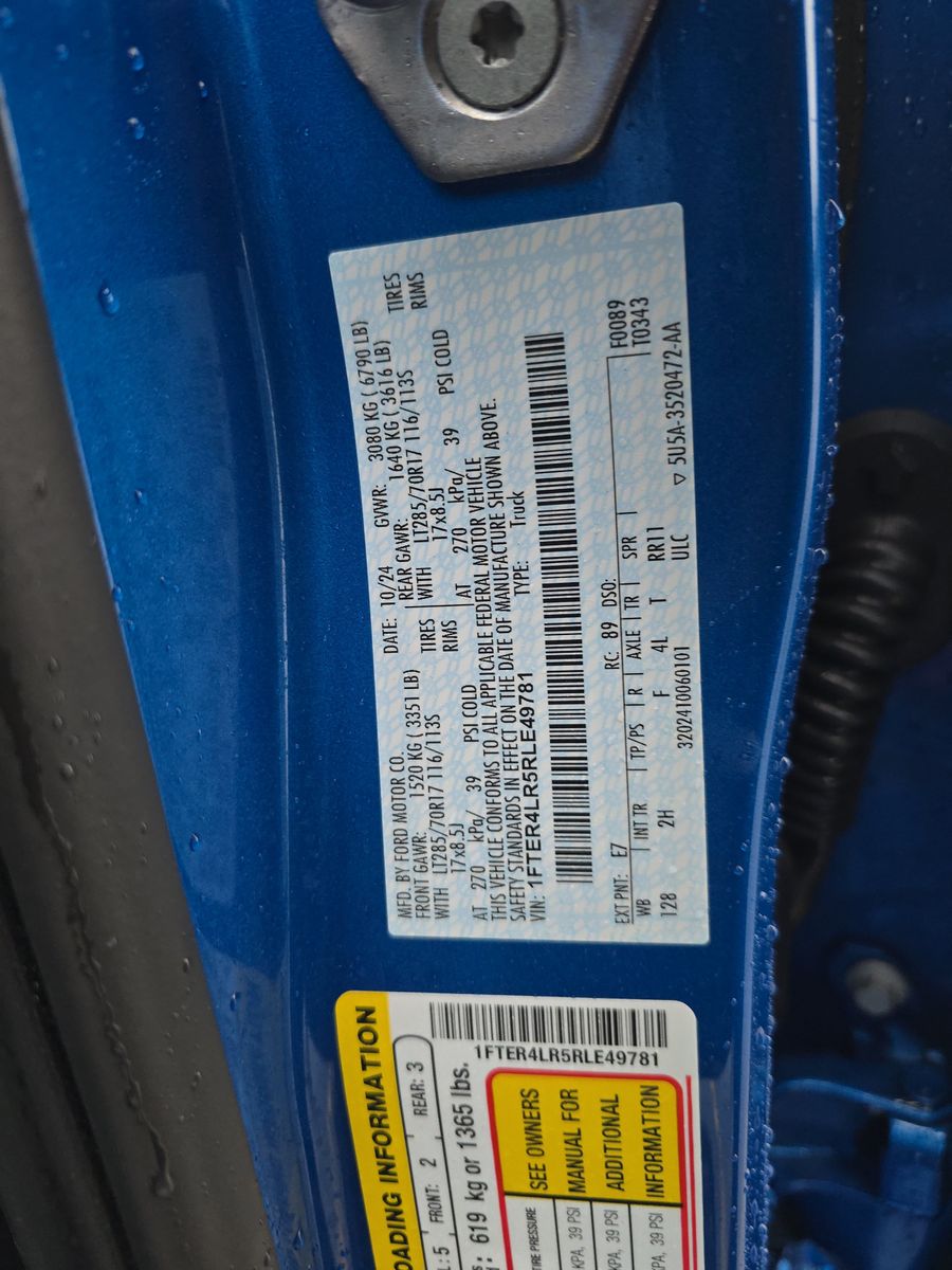 2024 Ford Ranger Raptor AWD