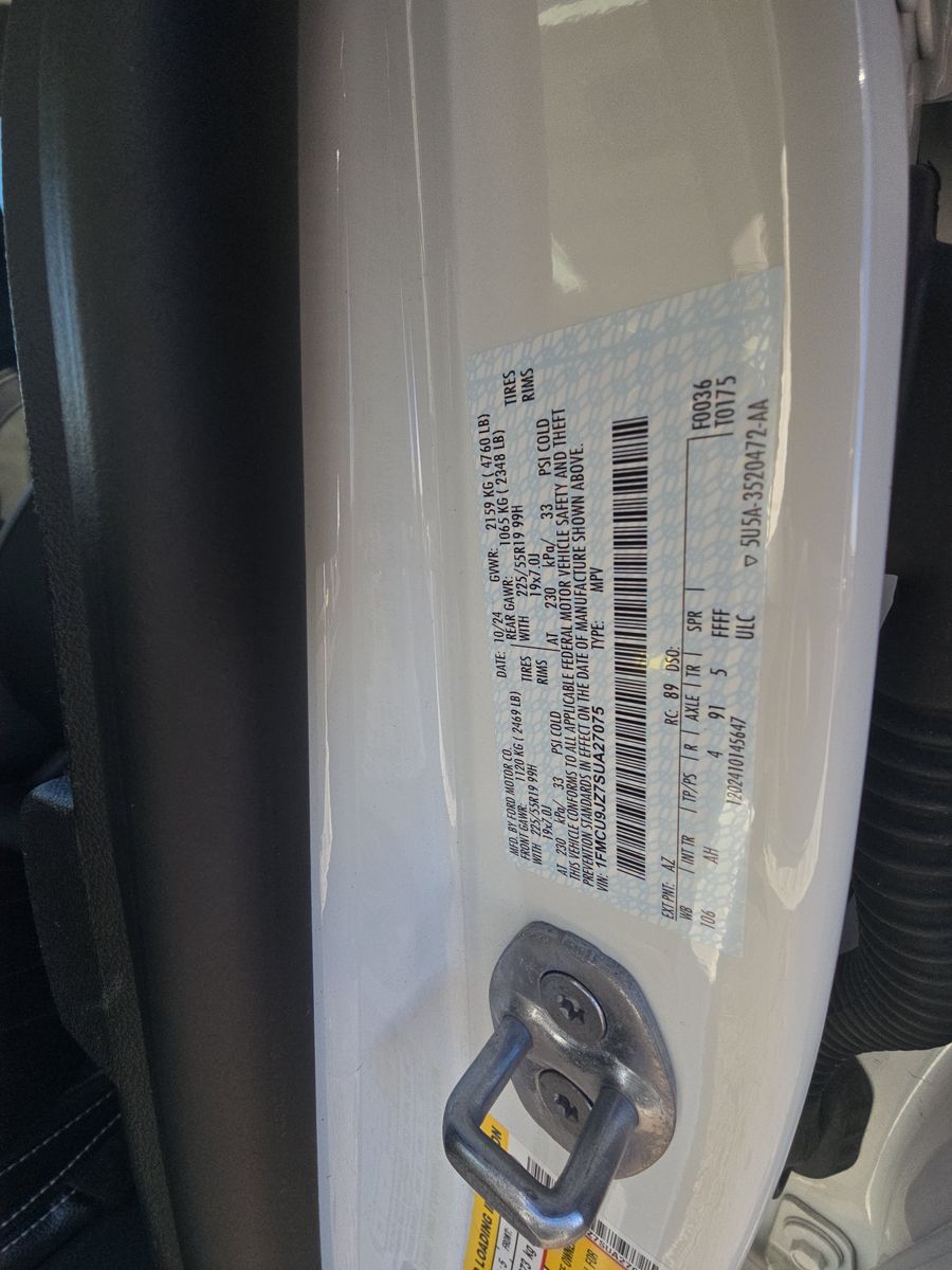 2025 Ford Escape Hybrid Platinum AWD