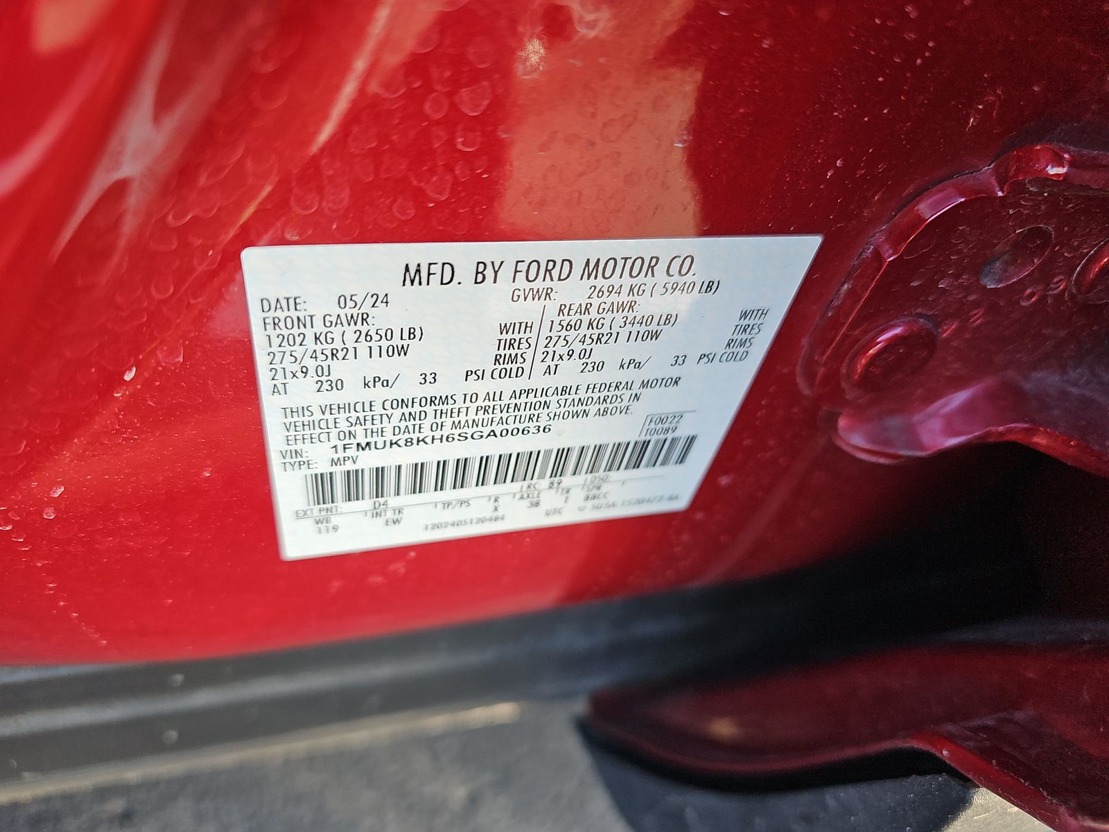 2025 Ford Explorer ST-Line AWD