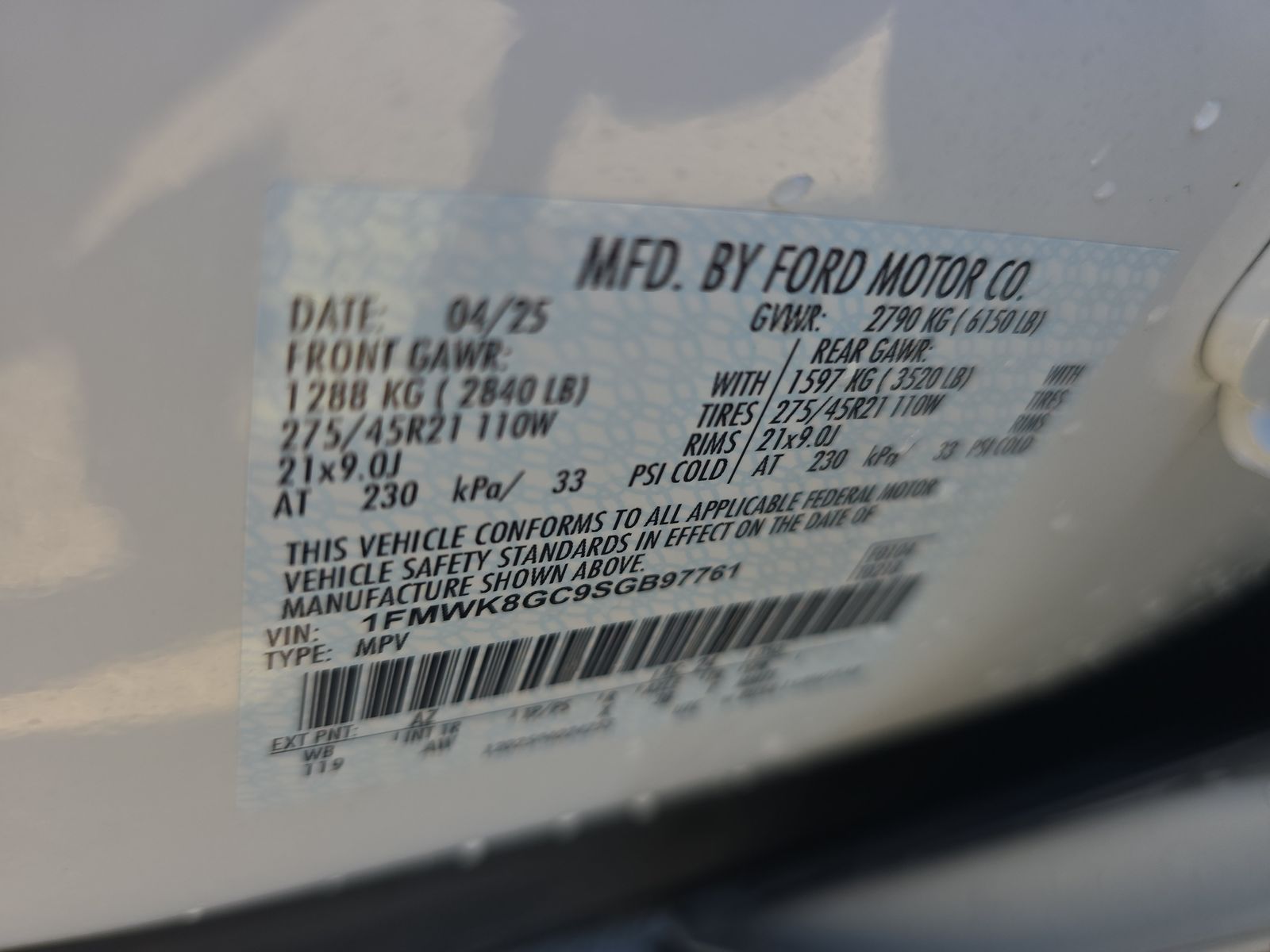 2025 Ford Explorer ST AWD