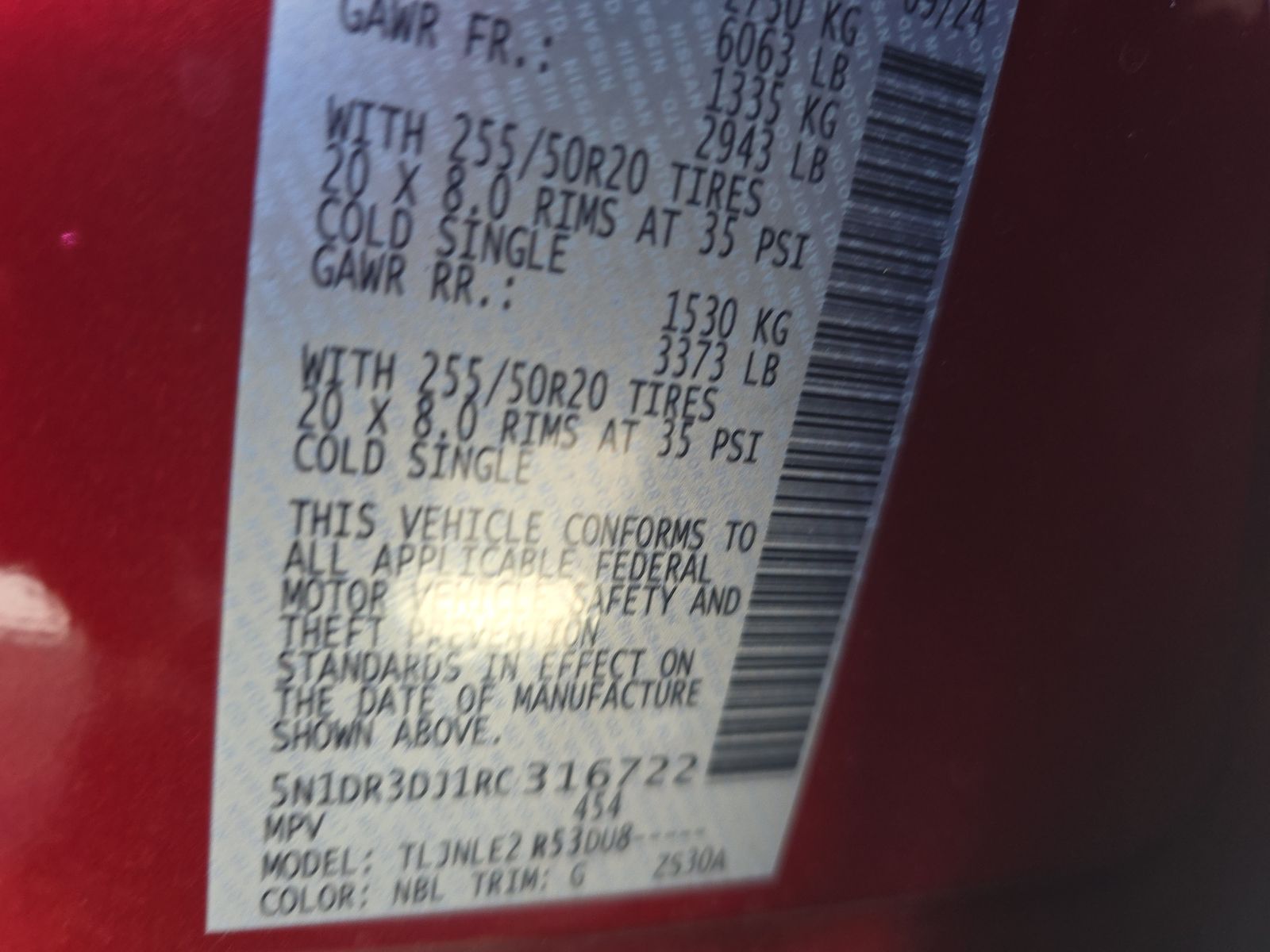 2024 Nissan Pathfinder Platinum AWD