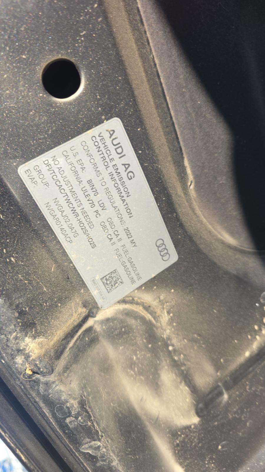 2022 Audi A4 S line Premium Plus AWD