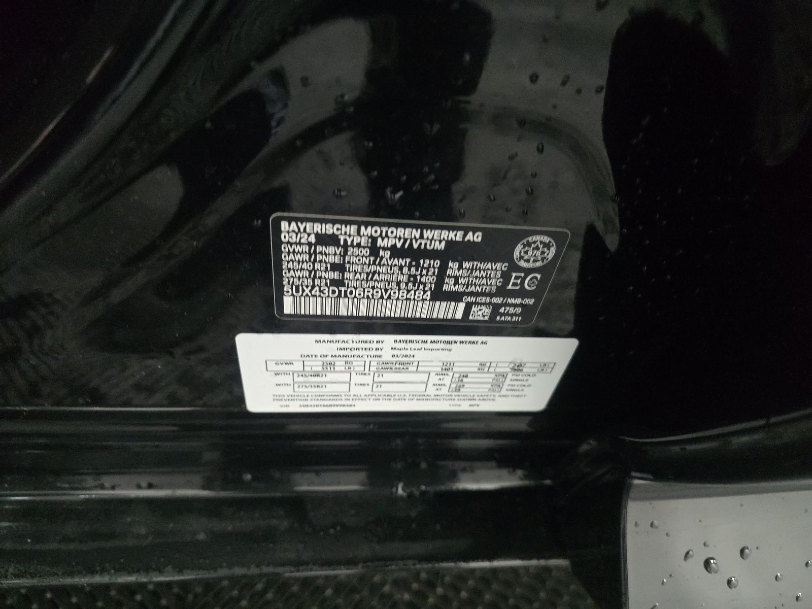 2024 BMW X4 M40i xDrive AWD