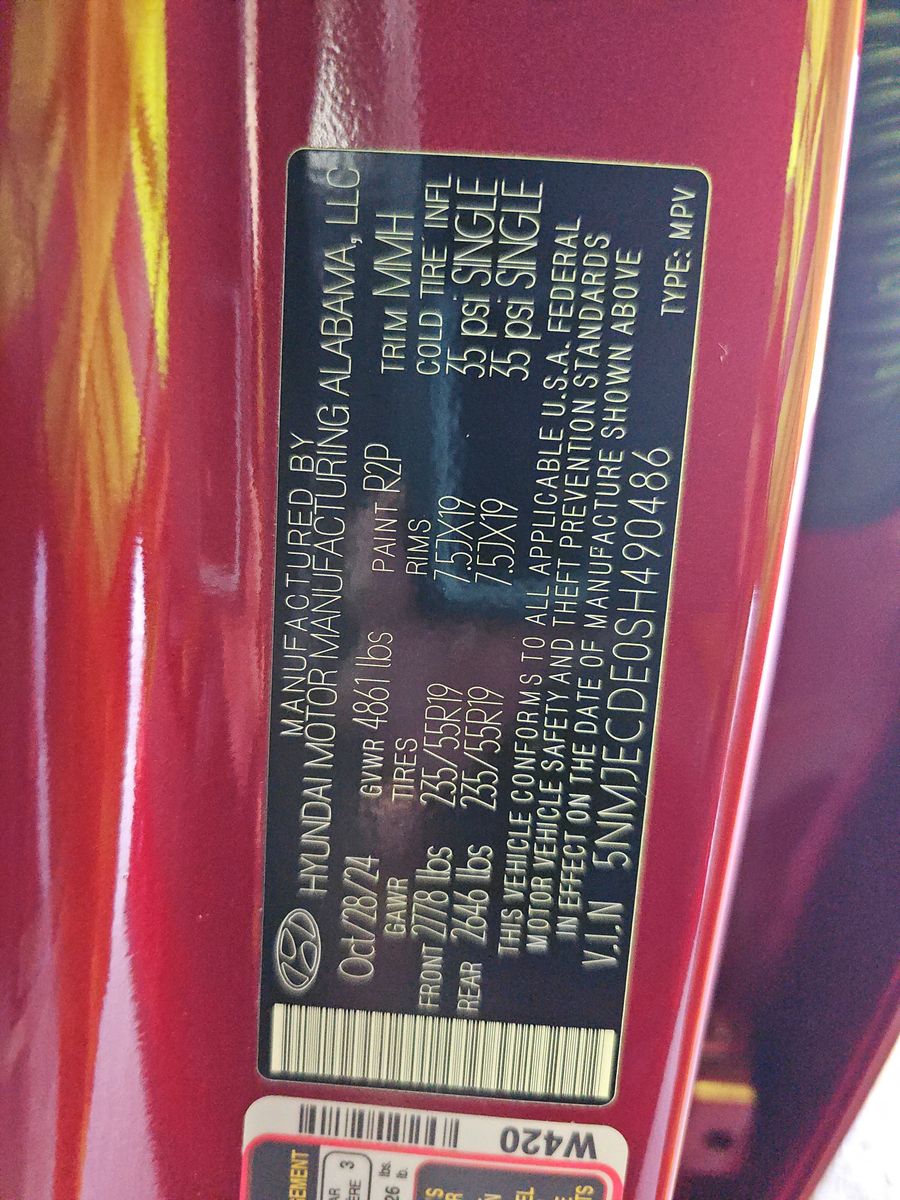 2025 Hyundai Tucson Limited AWD