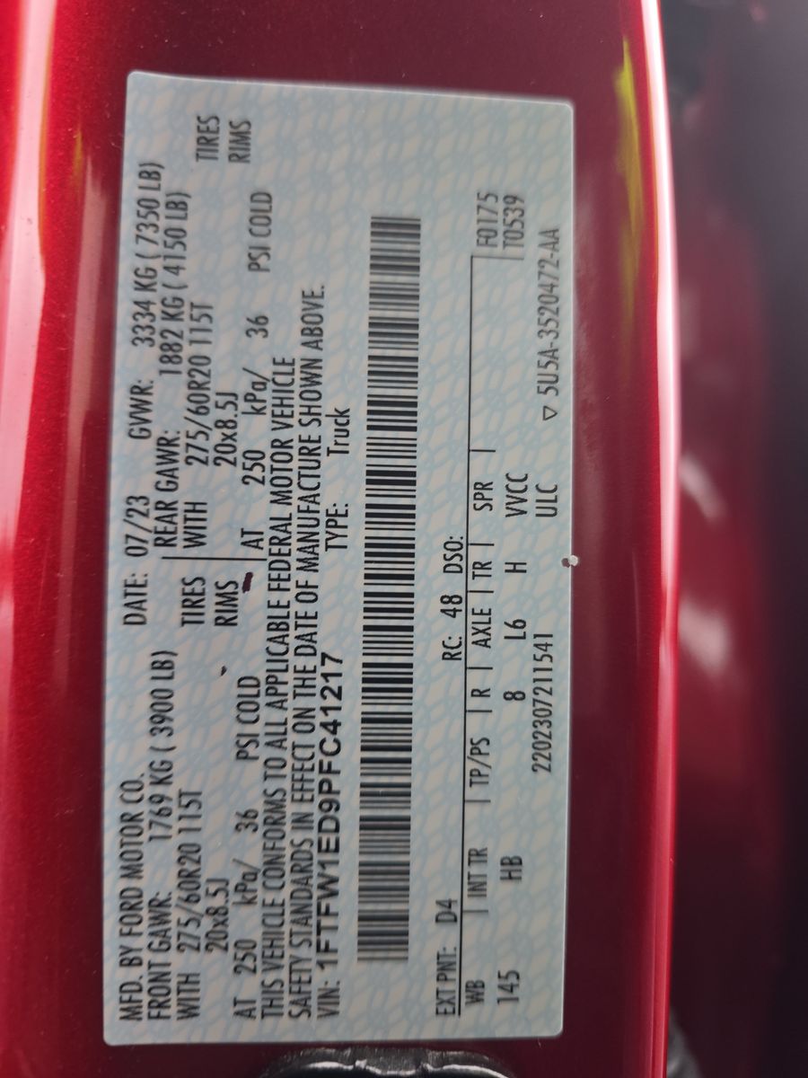 2023 Ford F-150 Hybrid Lariat AWD