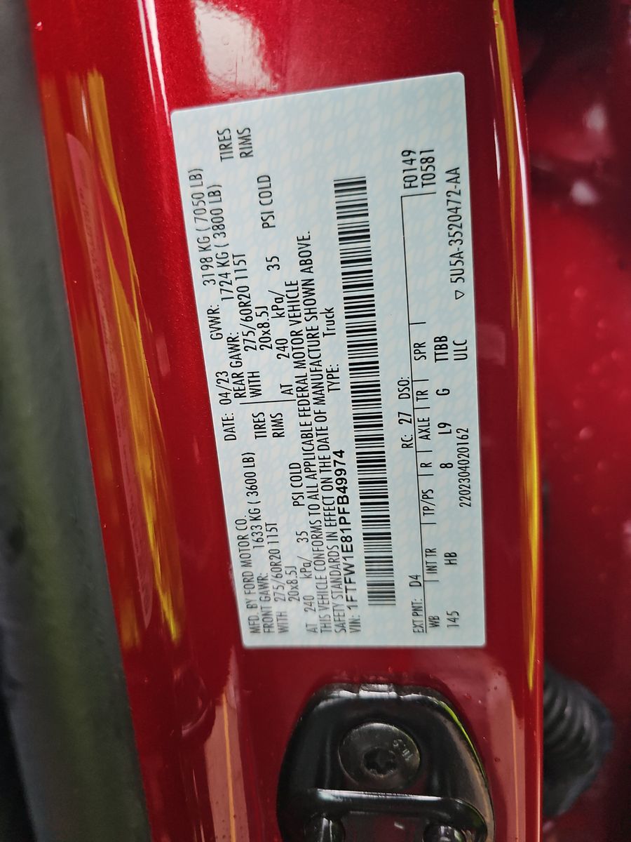 2023 Ford F-150 Lariat AWD