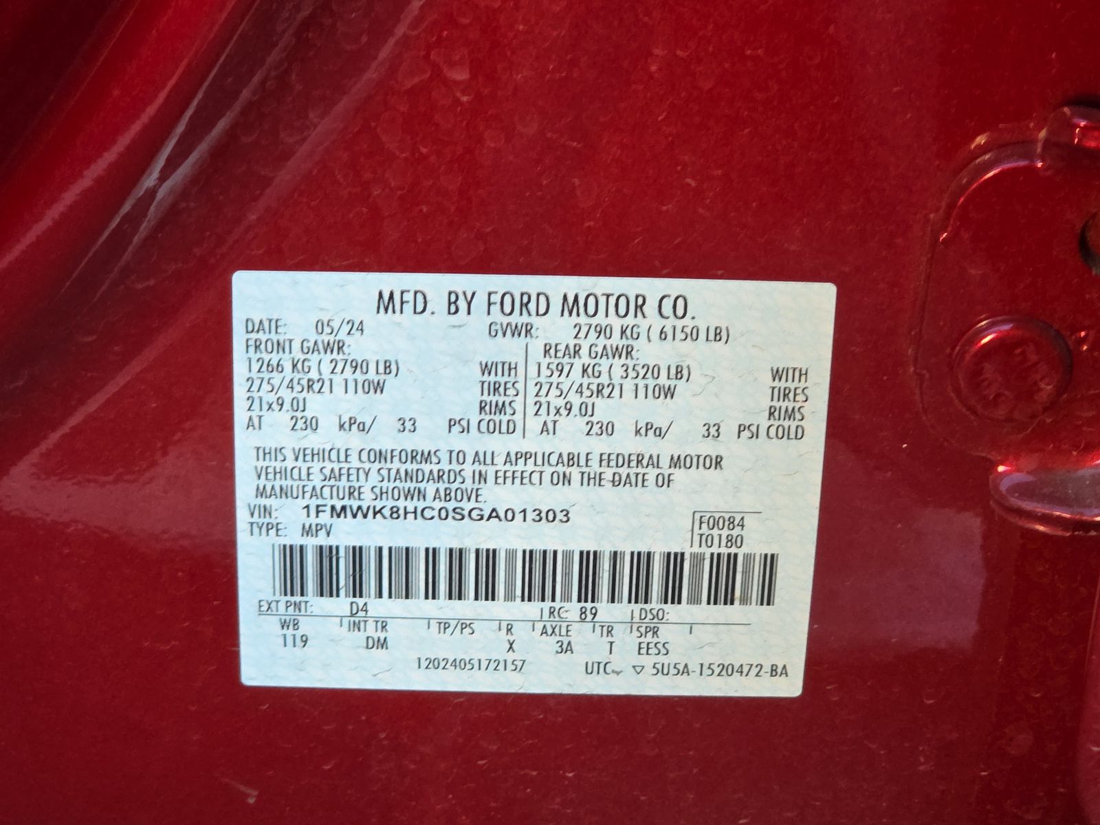 2025 Ford Explorer Platinum AWD