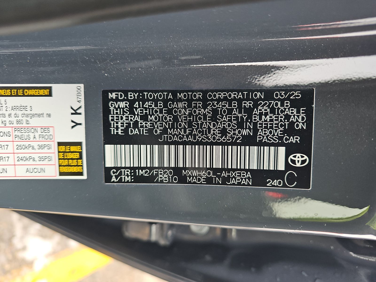 2025 Toyota Prius LE FWD