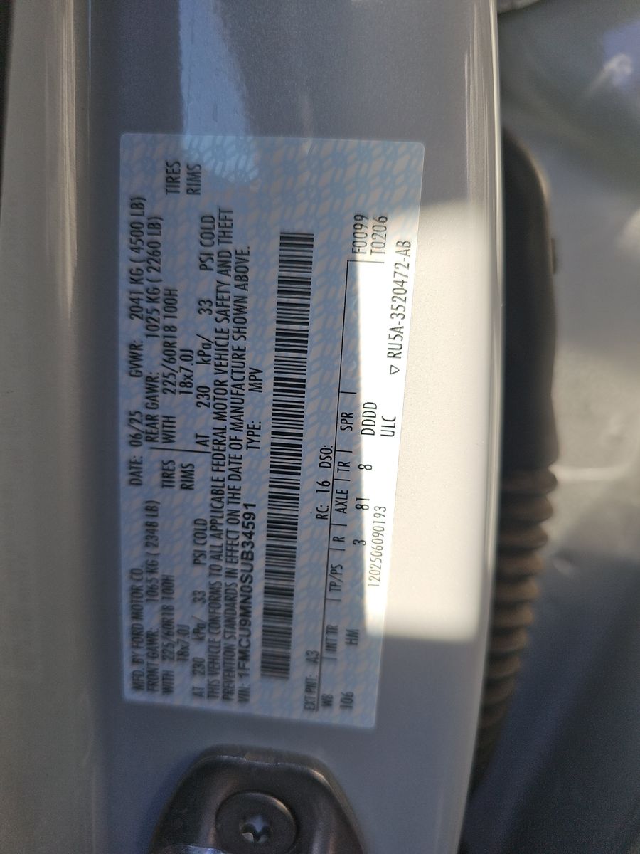 2025 Ford Escape ST-Line AWD