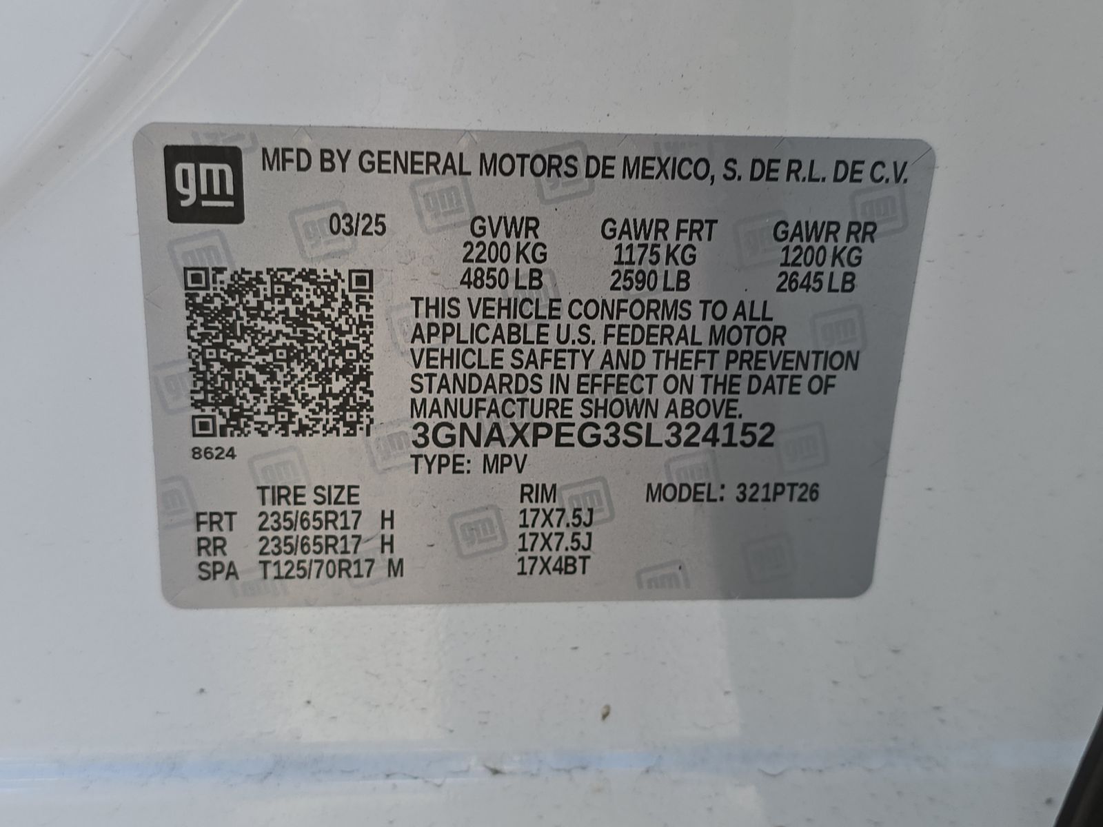 2025 Chevrolet Equinox LT AWD