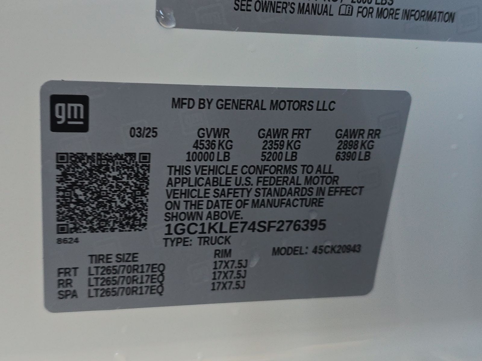 2025 Chevrolet Silverado 2500HD Work Truck AWD