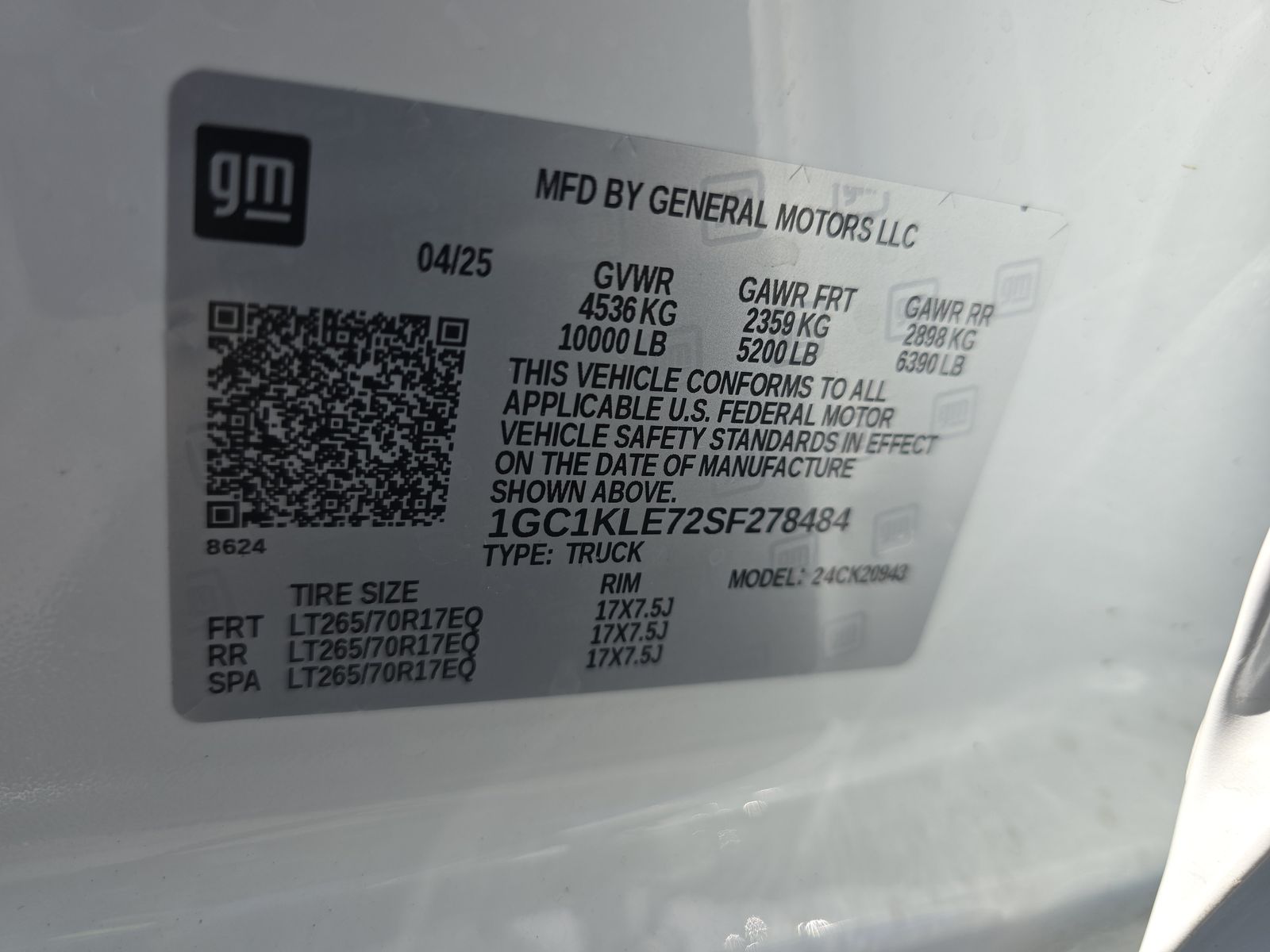 2025 Chevrolet Silverado 2500HD Work Truck AWD