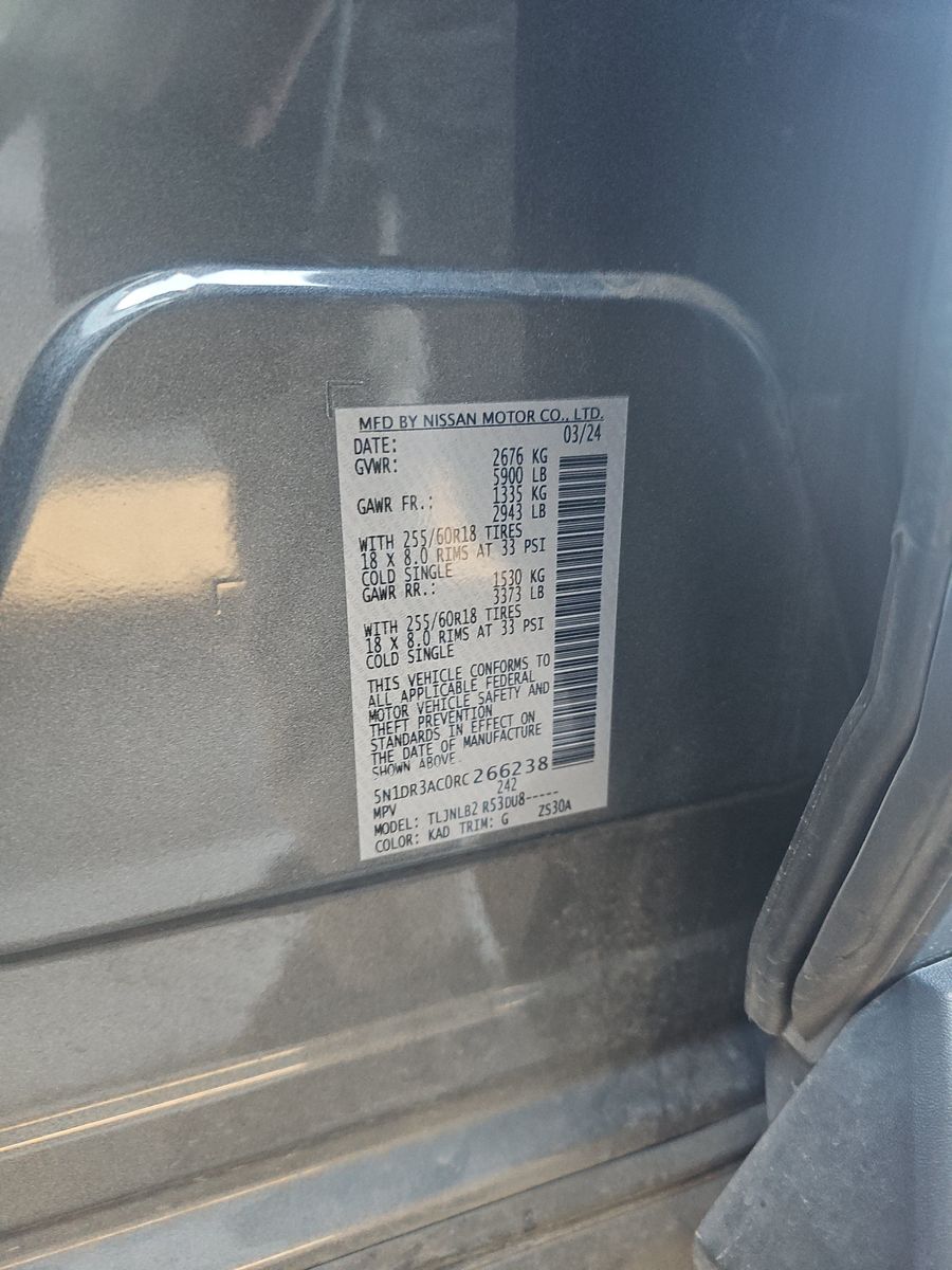 2024 Nissan Pathfinder S AWD