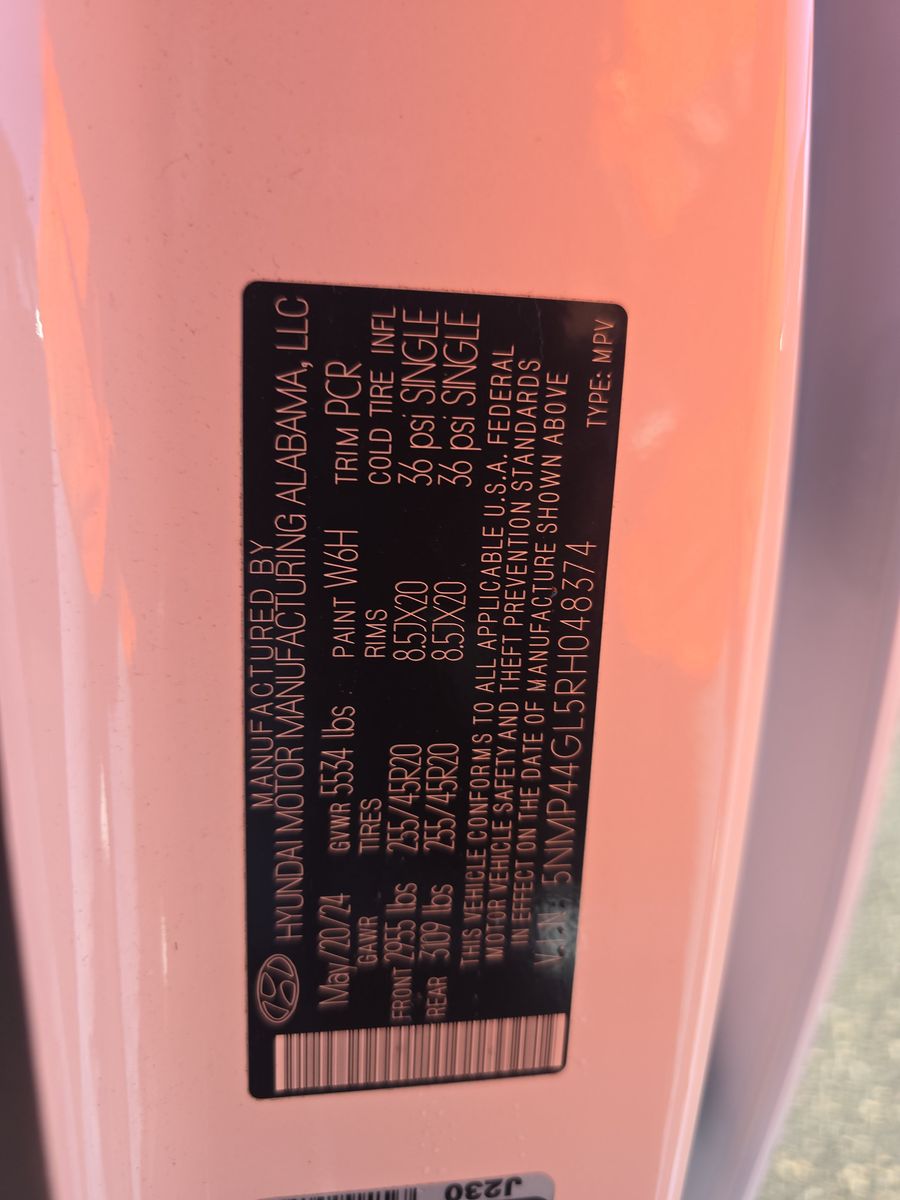 2024 Hyundai Santa Fe Limited FWD