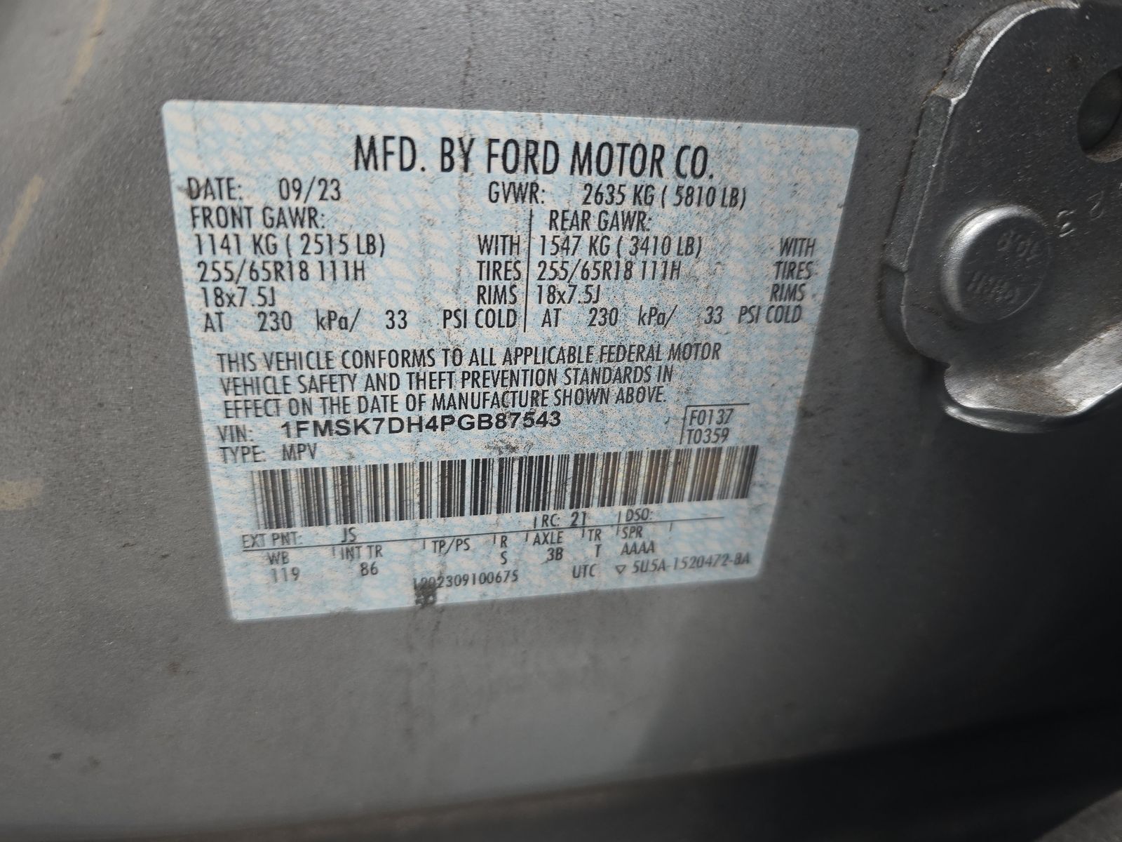 2023 Ford Explorer XLT RWD